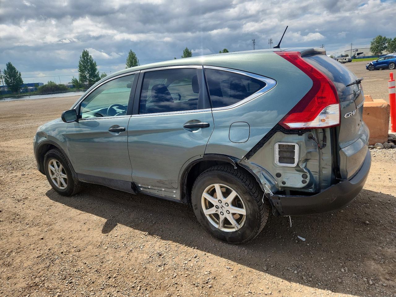 2013 Honda Cr-v Lx Green vin: 2HKRM4H30DH110685