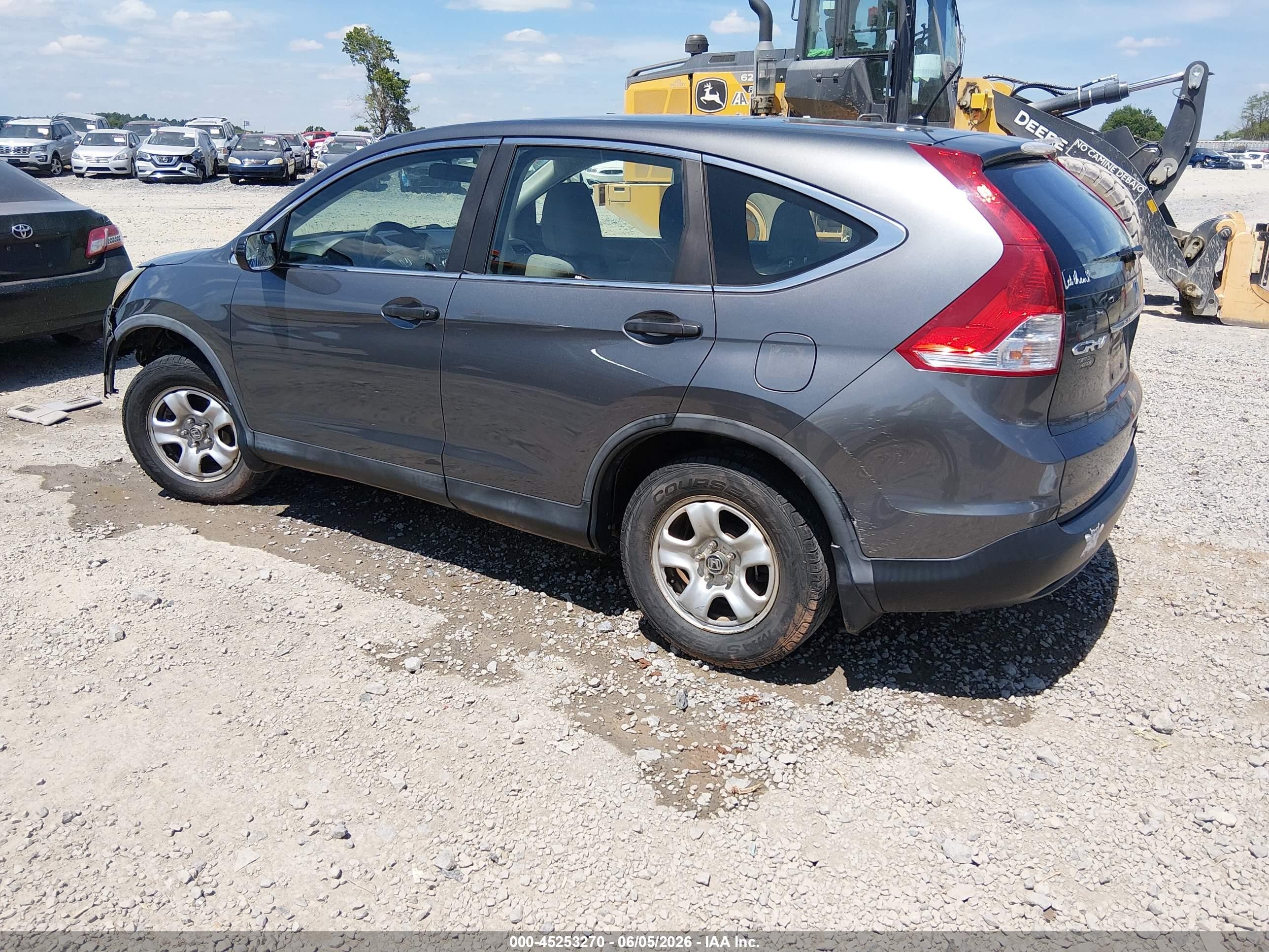 2013 Honda Cr-v Lx Pewter vin: 2HKRM4H30DH638517
