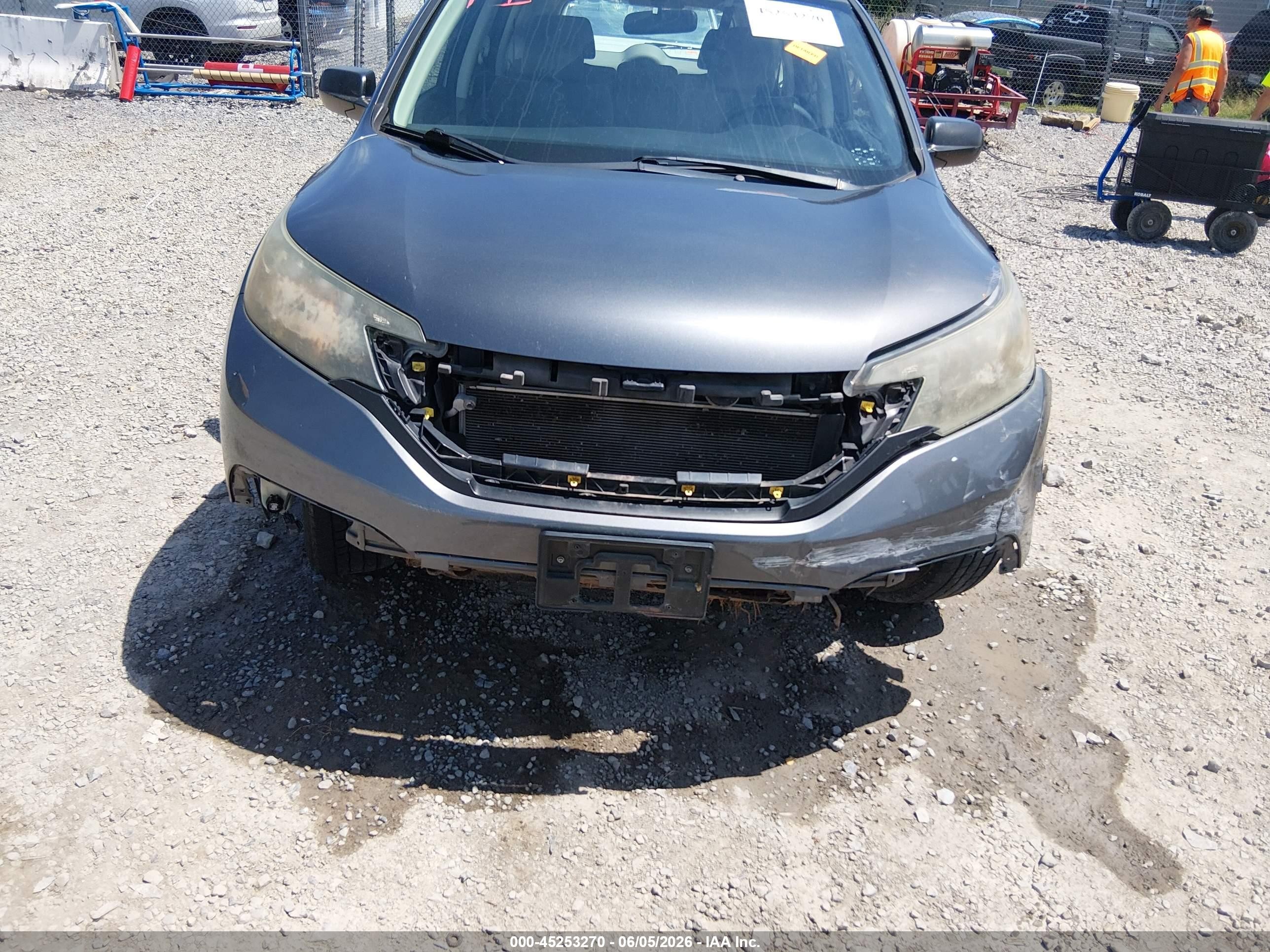 2013 Honda Cr-v Lx Pewter vin: 2HKRM4H30DH638517