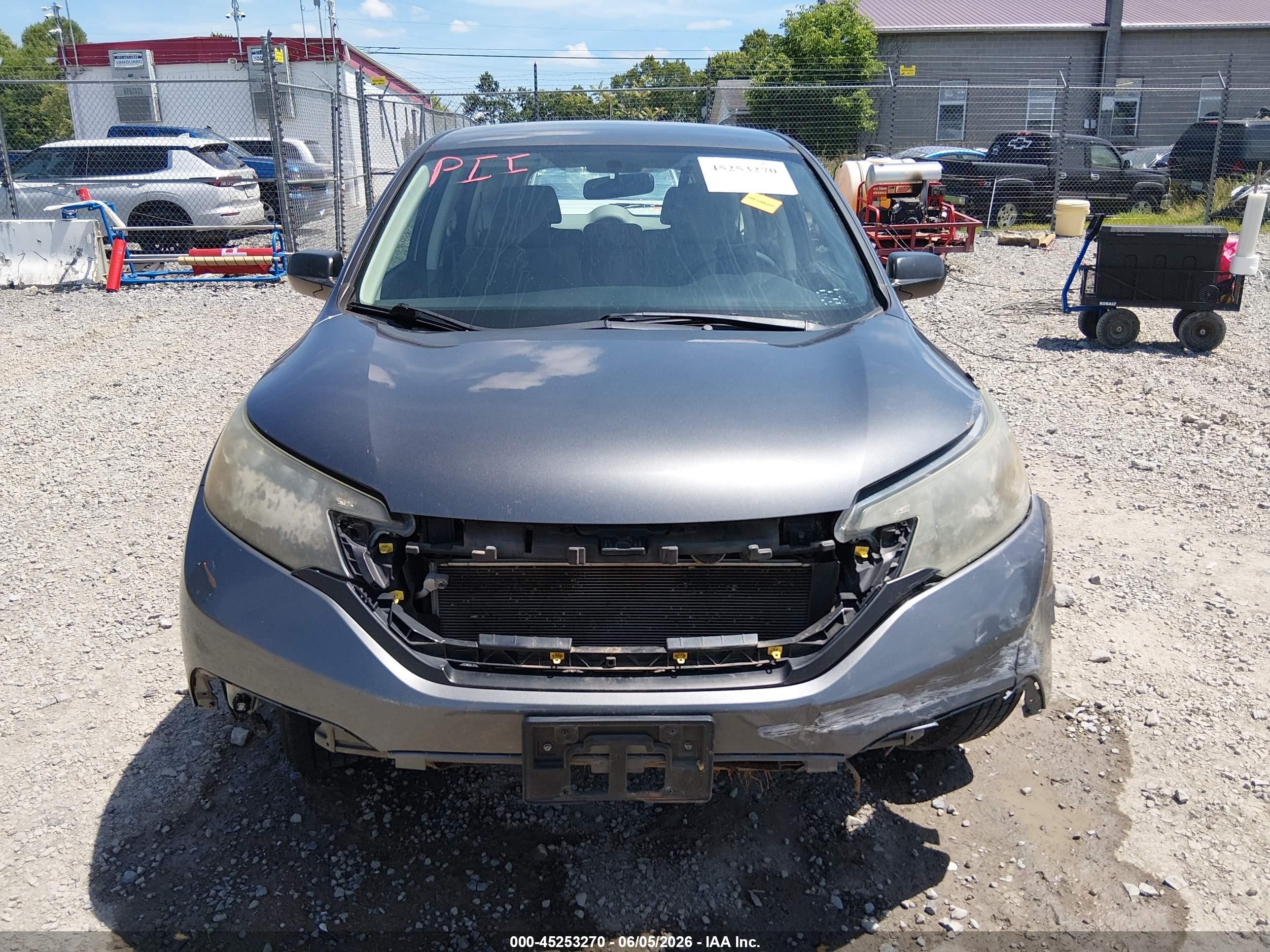 2013 Honda Cr-v Lx Pewter vin: 2HKRM4H30DH638517