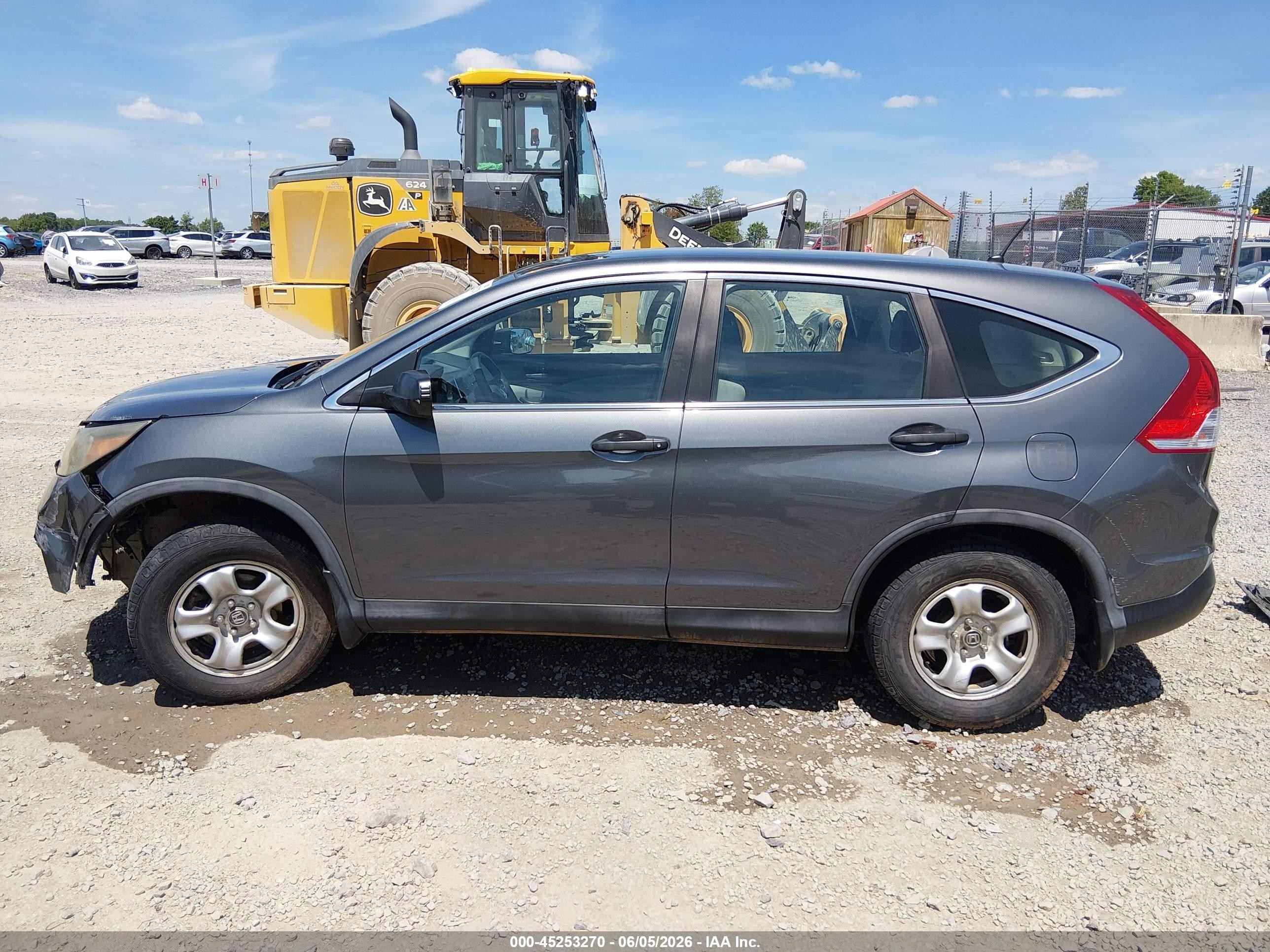 2013 Honda Cr-v Lx Pewter vin: 2HKRM4H30DH638517