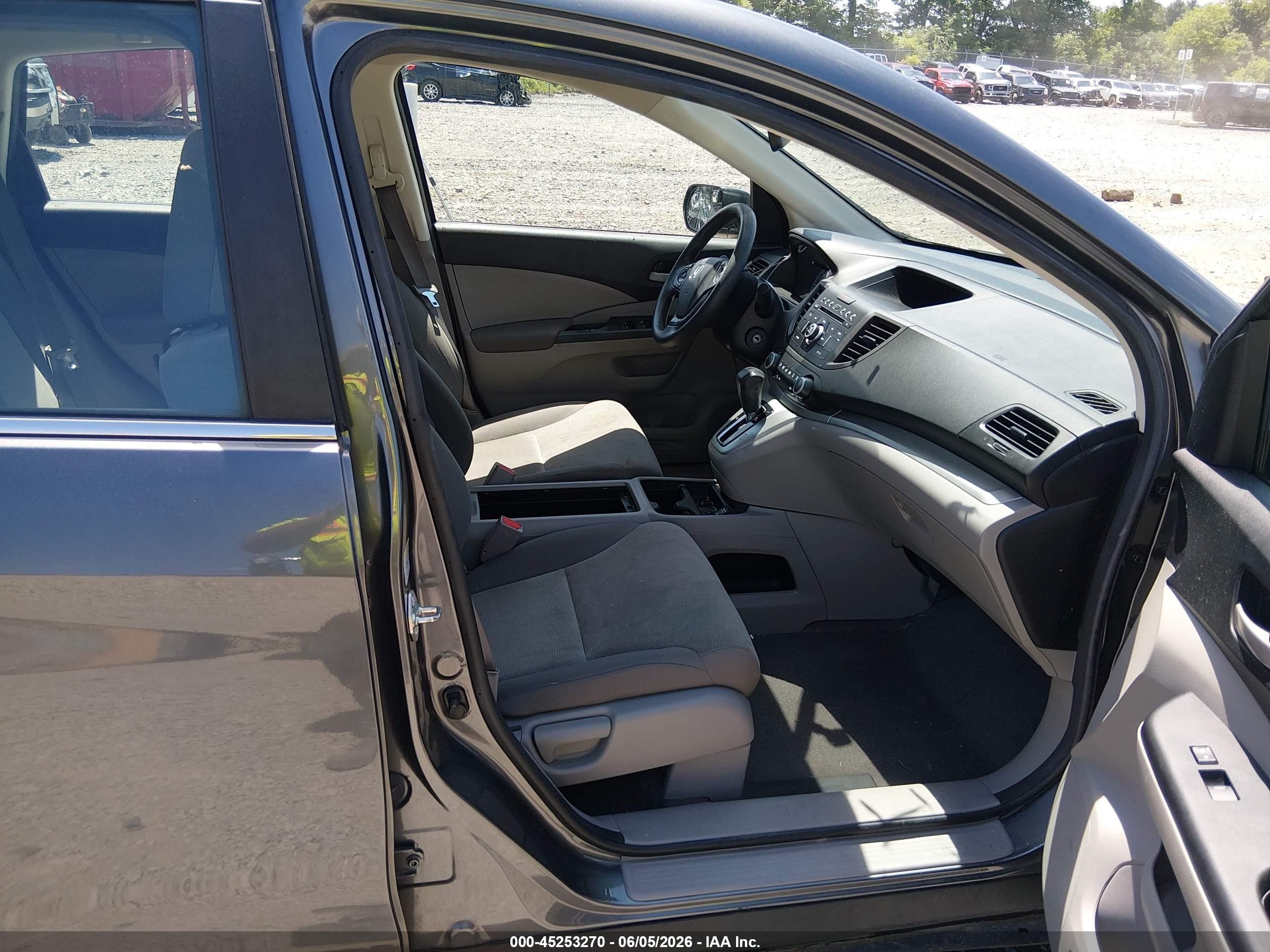 2013 Honda Cr-v Lx Pewter vin: 2HKRM4H30DH638517