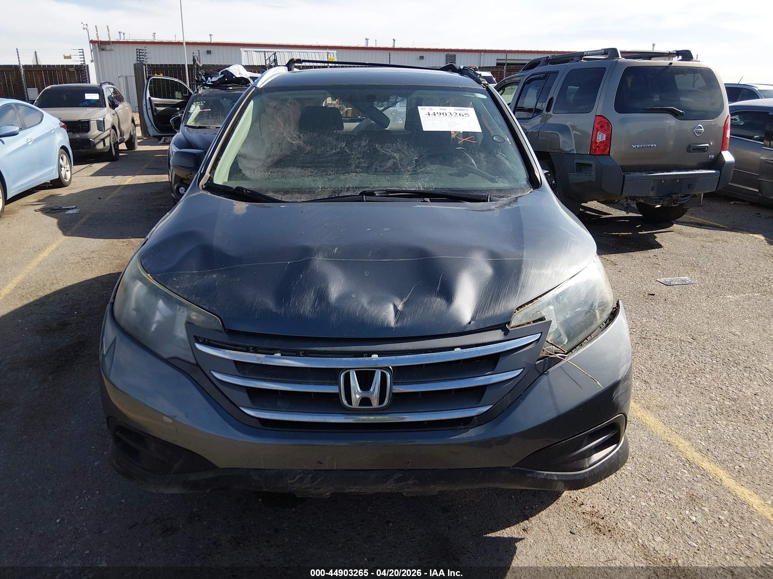 2013 Honda Cr-v Lx Gray vin: 2HKRM4H30DH643135