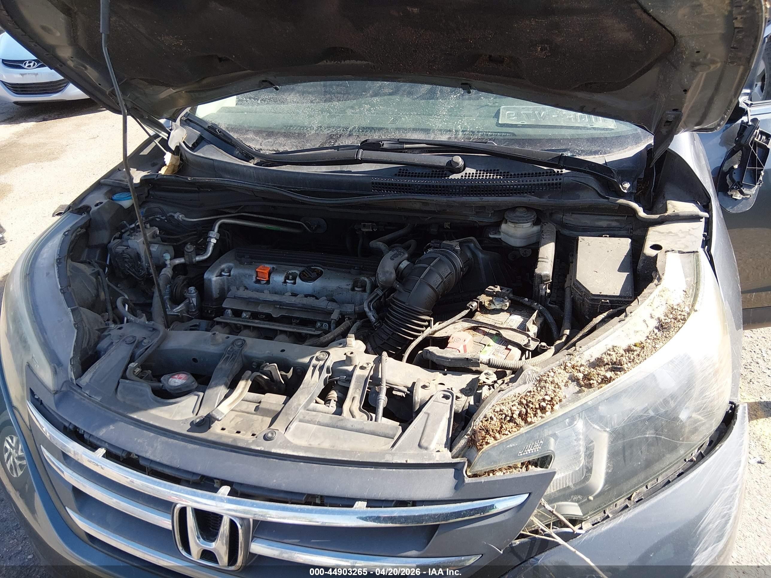 2013 Honda Cr-v Lx Gray vin: 2HKRM4H30DH643135