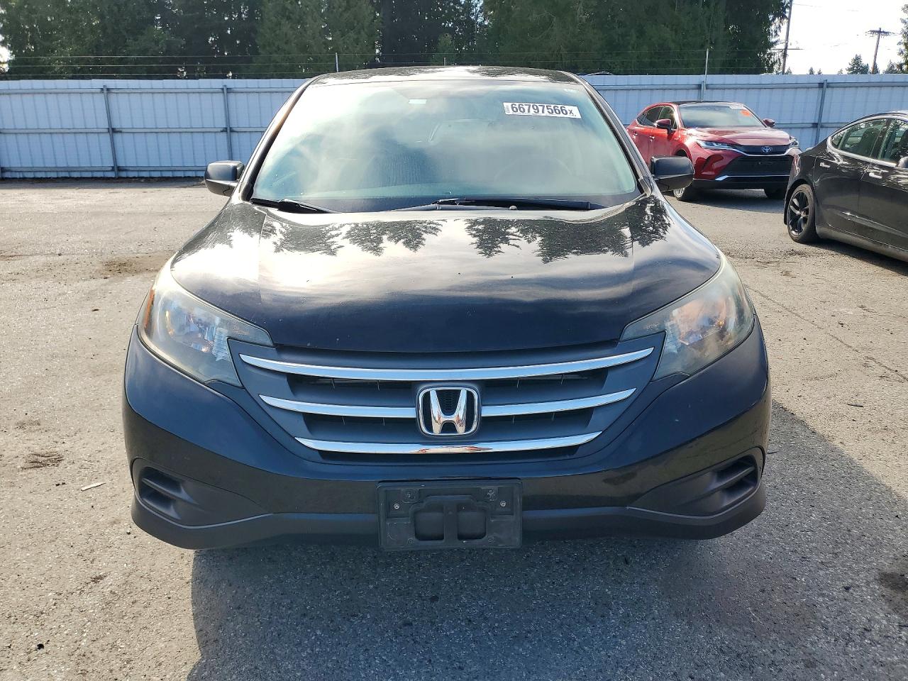2013 Honda Cr-v Lx Black vin: 2HKRM4H30DH653423