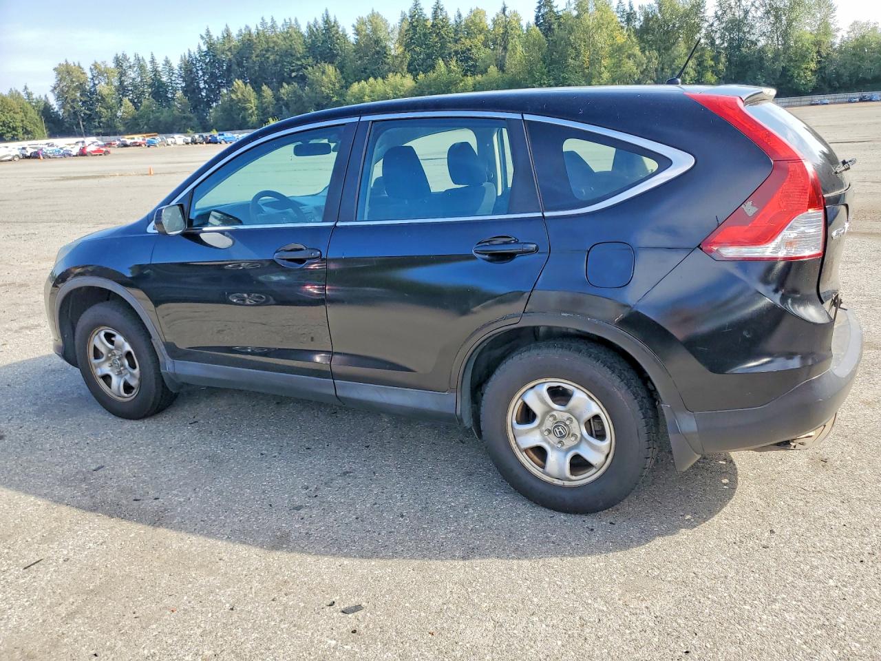 2013 Honda Cr-v Lx Black vin: 2HKRM4H30DH653423