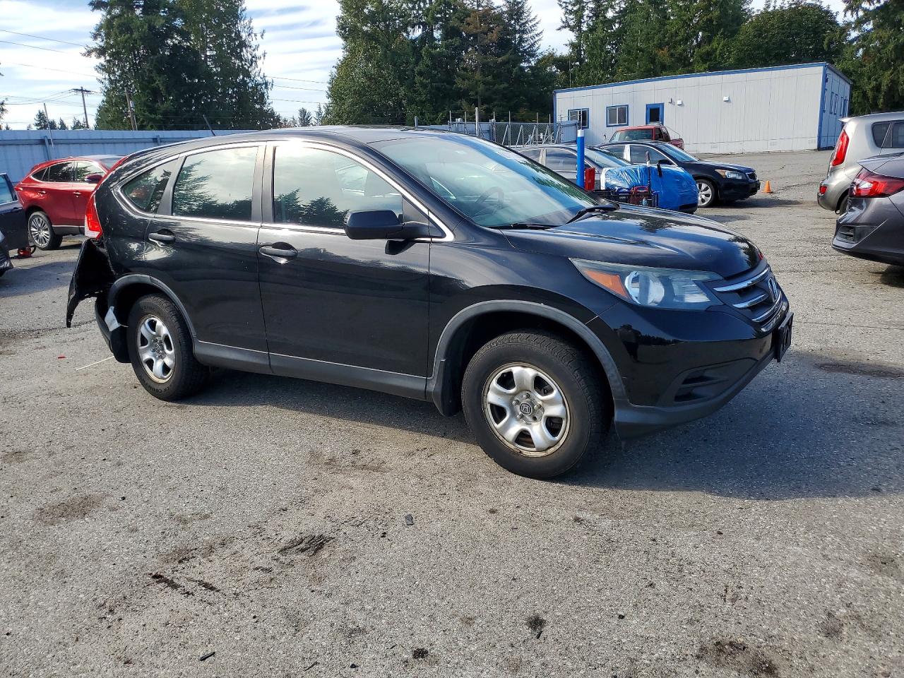 2013 Honda Cr-v Lx Black vin: 2HKRM4H30DH653423