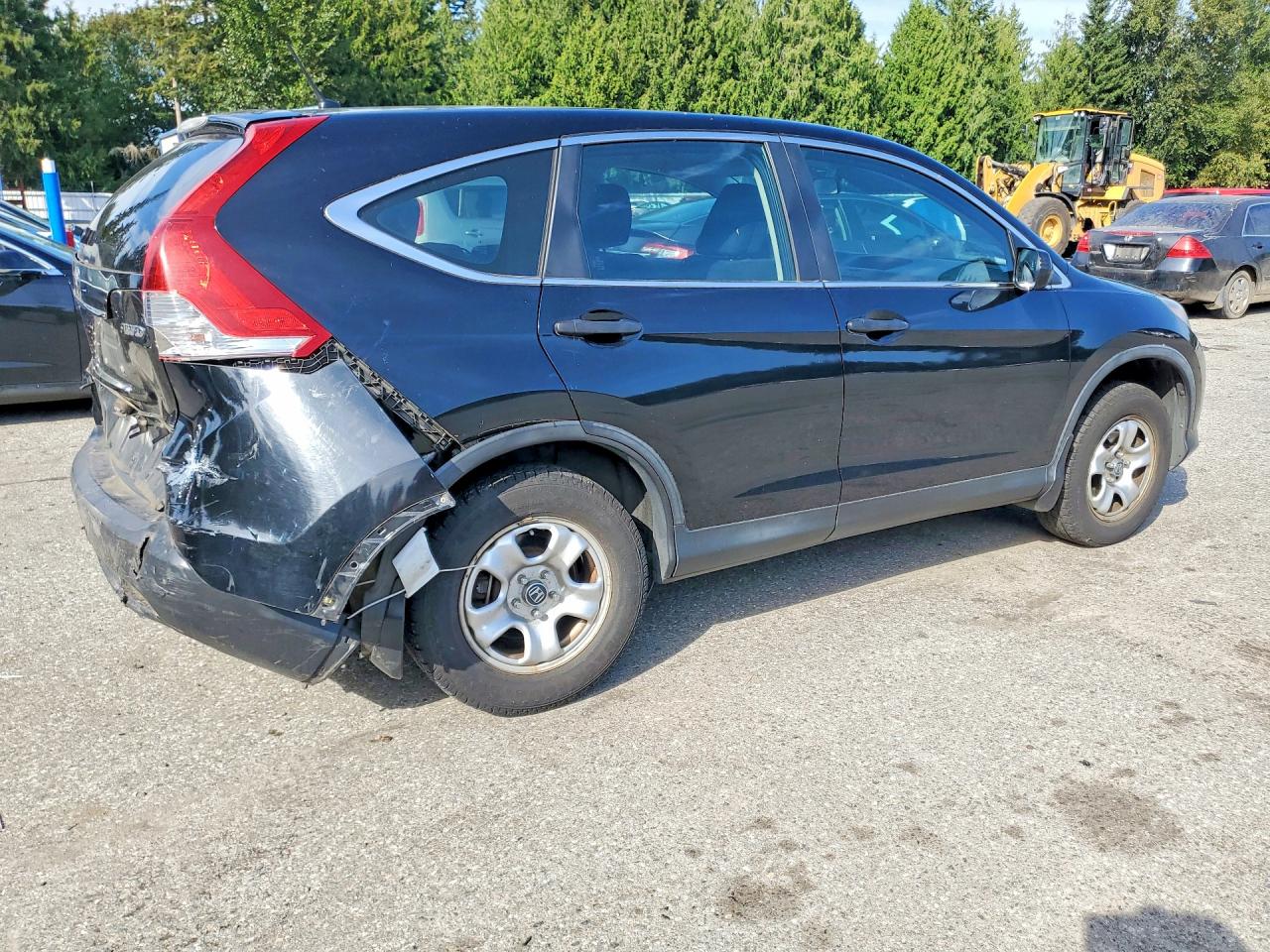 2013 Honda Cr-v Lx Black vin: 2HKRM4H30DH653423