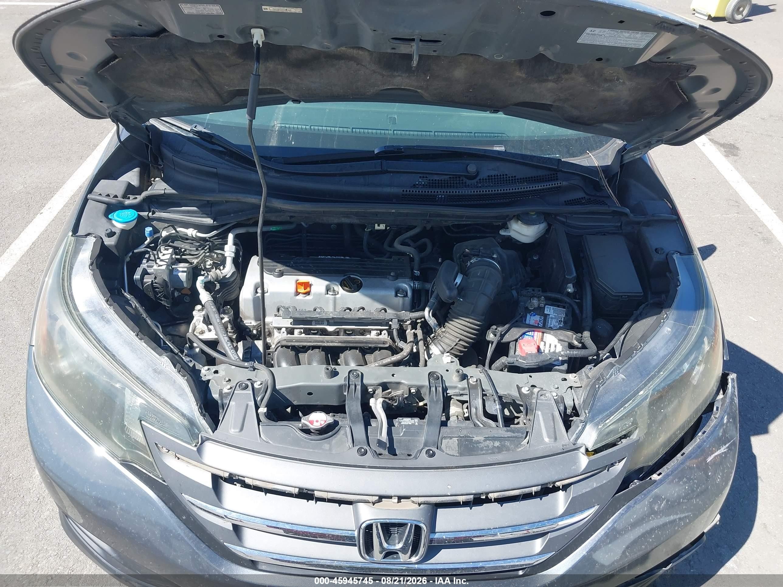 2013 Honda Cr-v Lx Серый vin: 2HKRM4H30DH657813