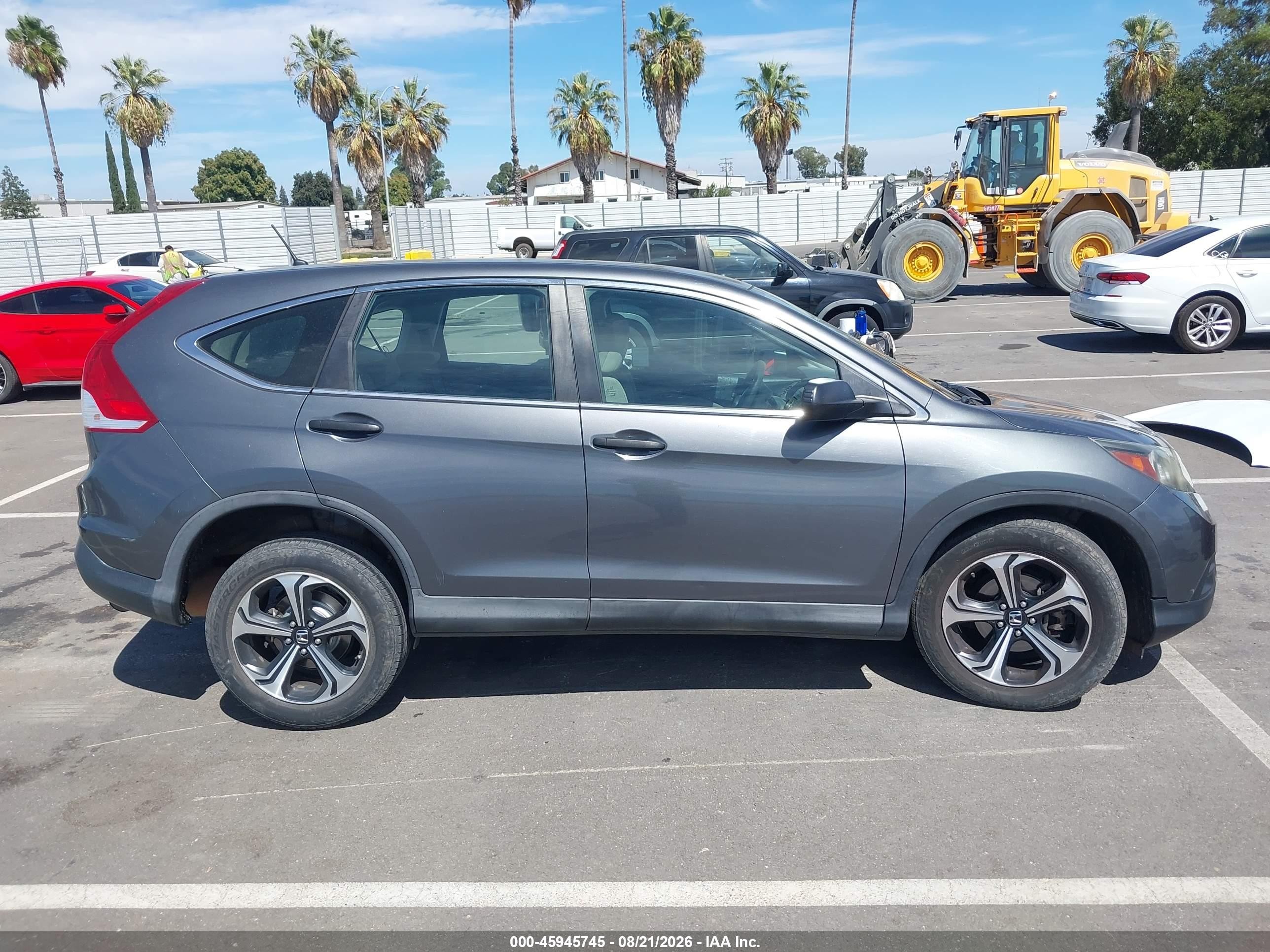 2013 Honda Cr-v Lx Серый vin: 2HKRM4H30DH657813
