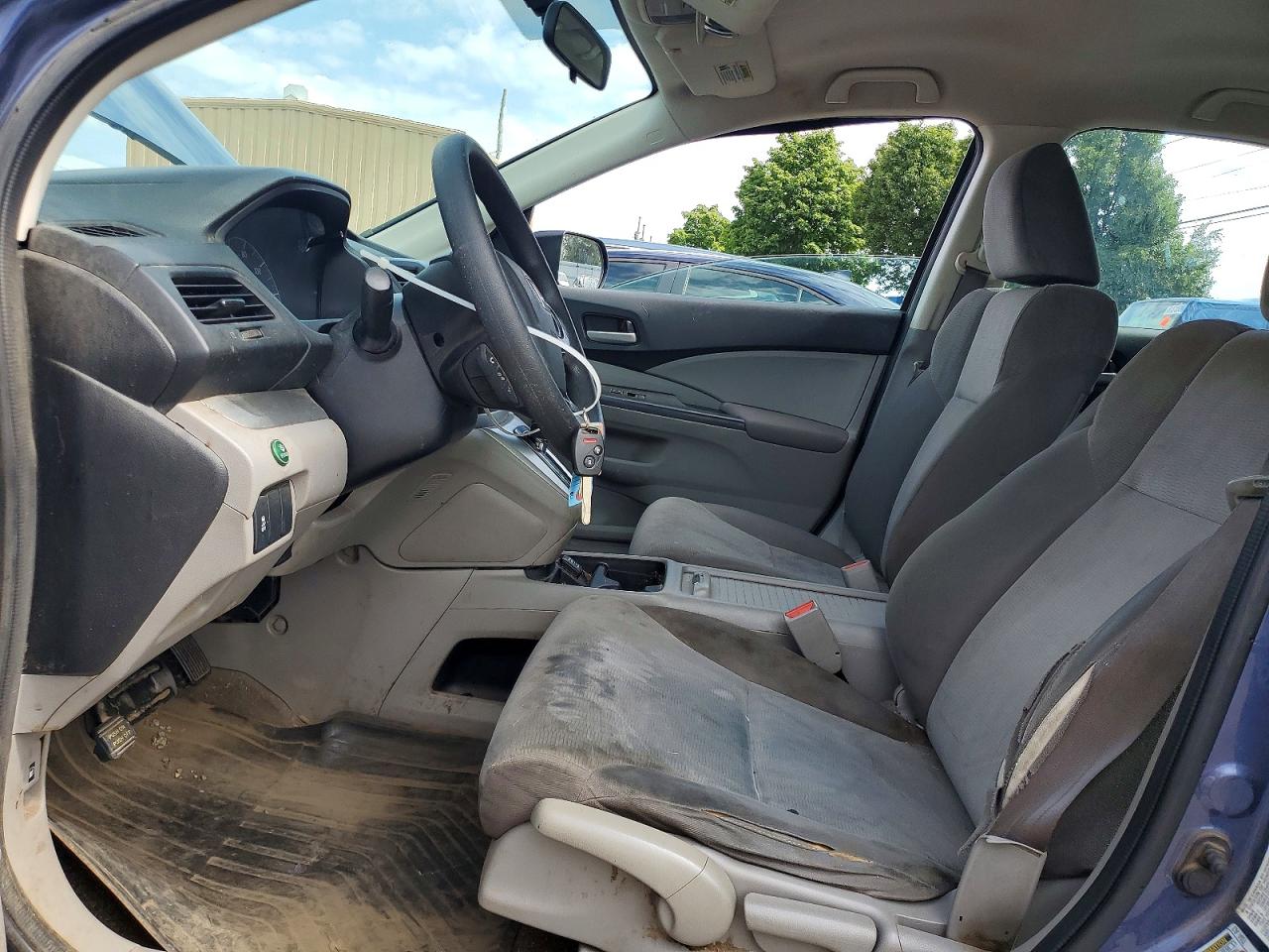 2013 Honda Cr-v Lx Blue vin: 2HKRM4H30DH668214