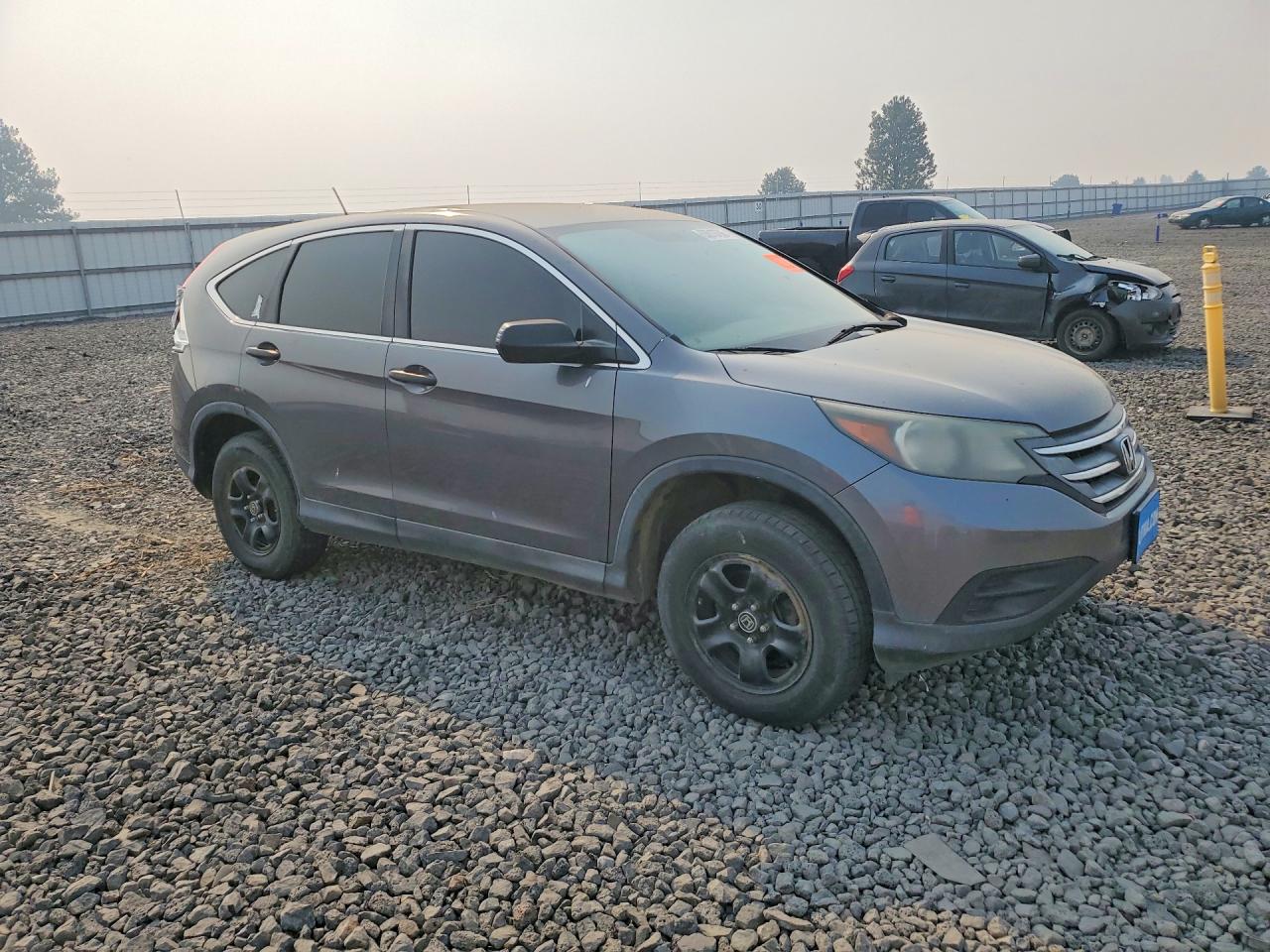 2013 Honda Cr-v Lx Gray vin: 2HKRM4H30DH676359