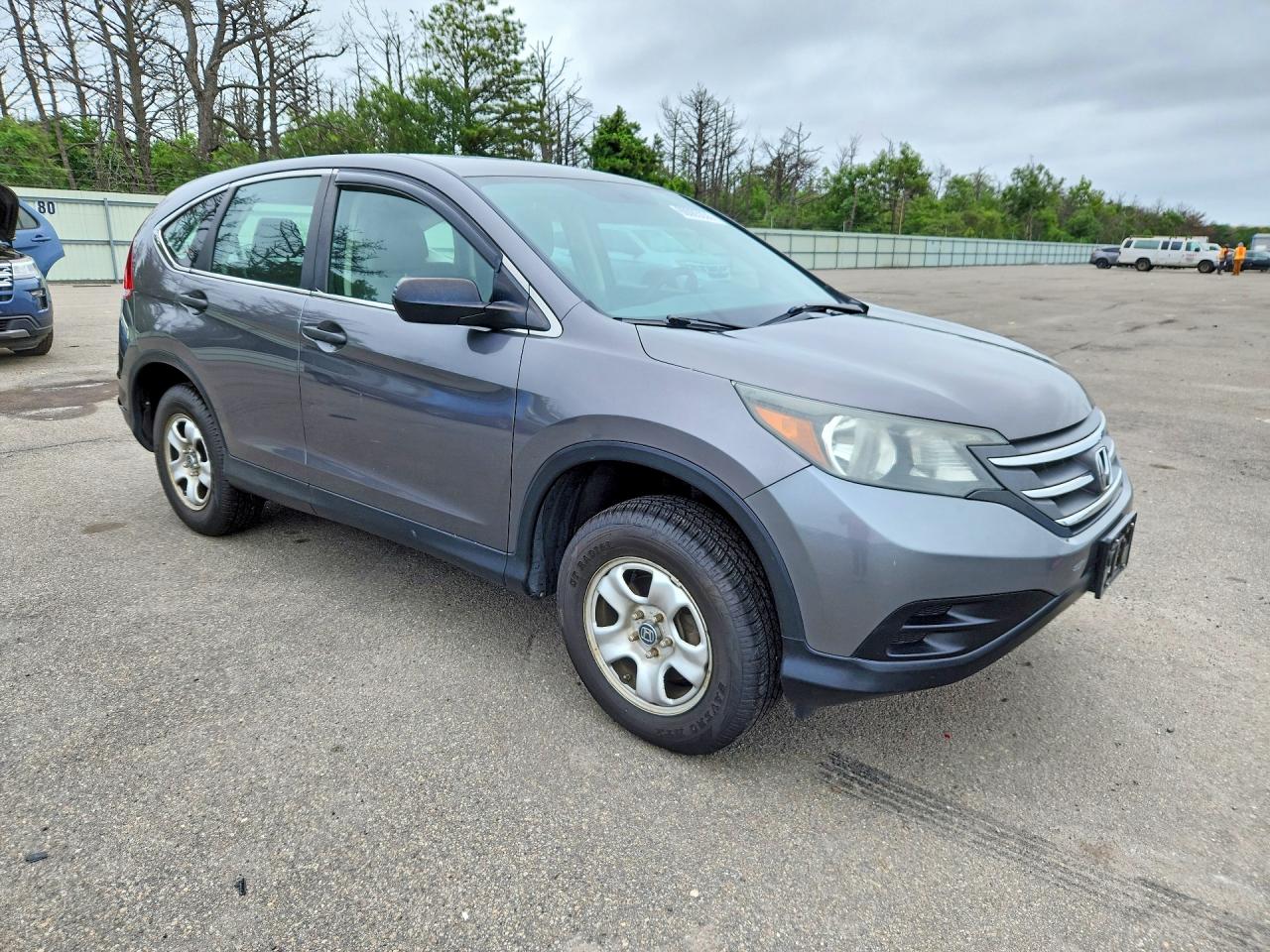 2013 Honda Cr-v Lx Gray vin: 2HKRM4H30DH685191