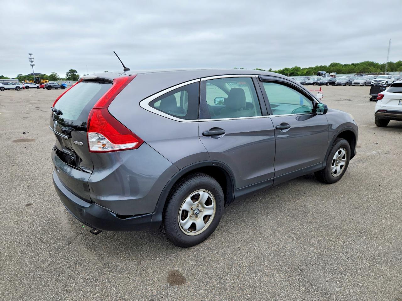 2013 Honda Cr-v Lx Gray vin: 2HKRM4H30DH685191