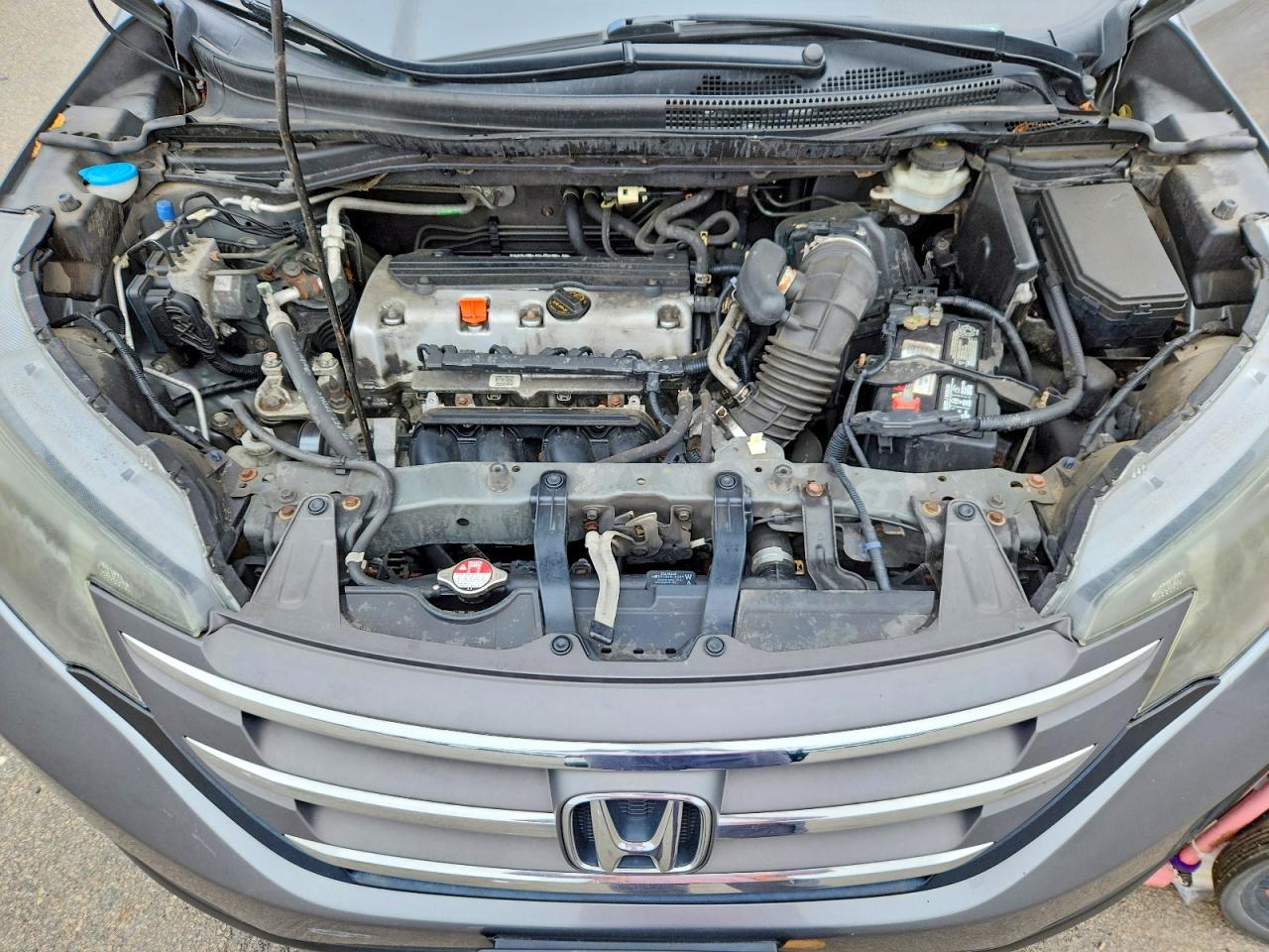 2013 Honda Cr-v Lx Gray vin: 2HKRM4H30DH685191