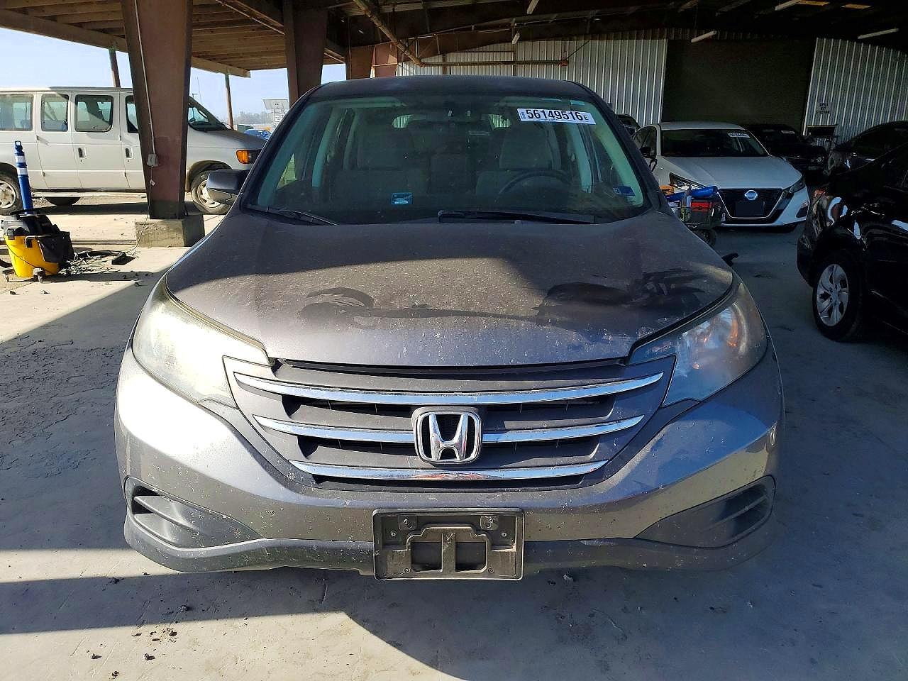 2013 Honda Cr-v Lx Gray vin: 2HKRM4H30DH694134