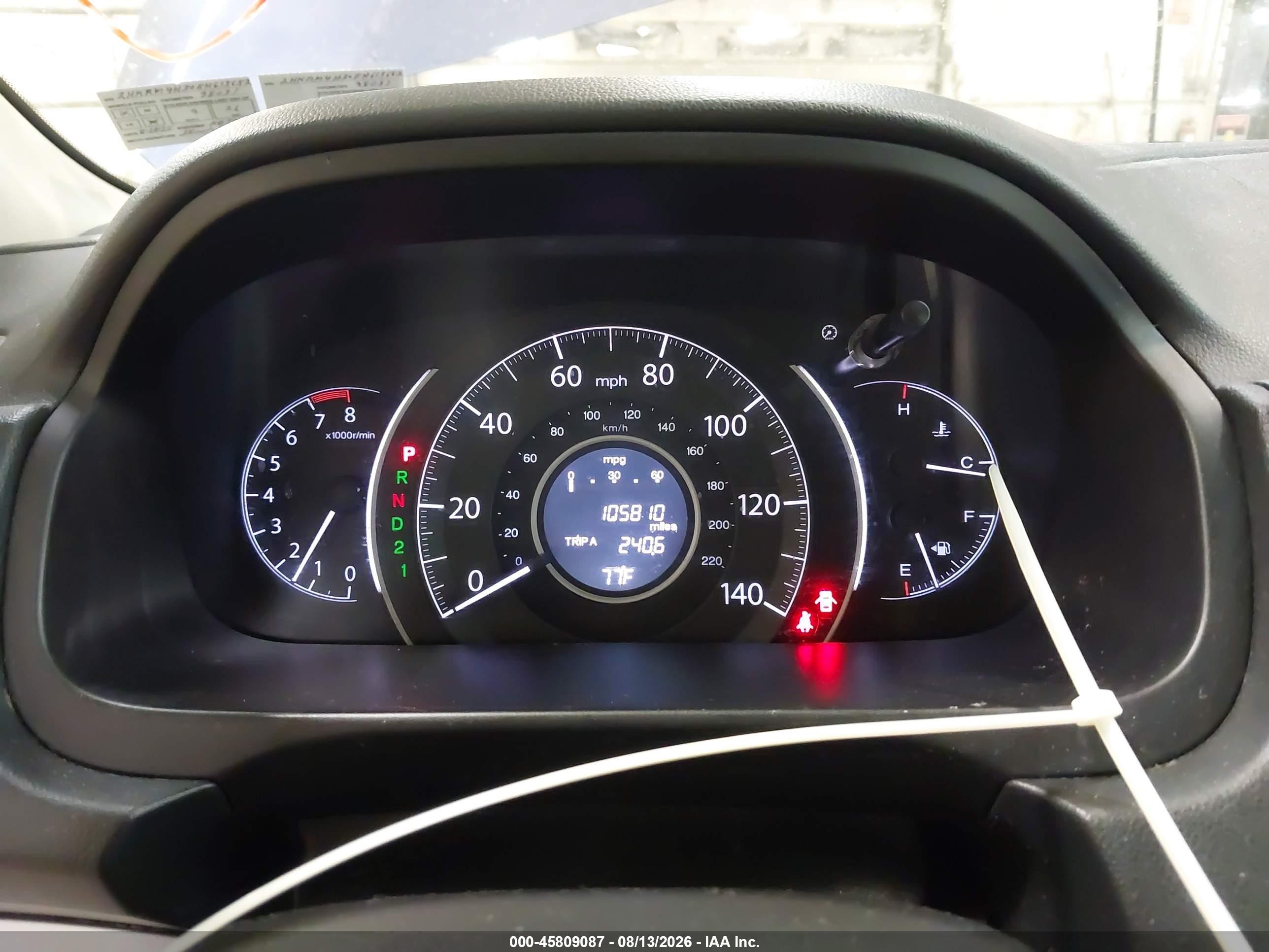 2014 Honda Cr-v Lx Blue vin: 2HKRM4H30EH613652