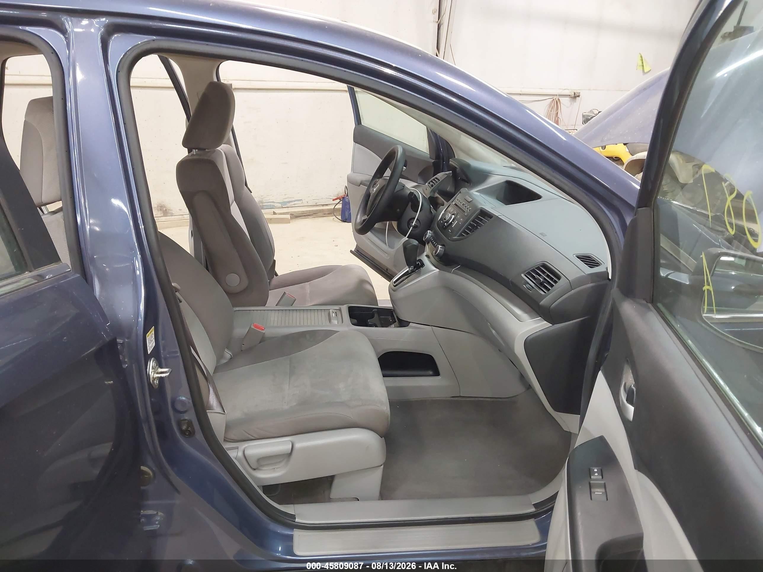 2014 Honda Cr-v Lx Blue vin: 2HKRM4H30EH613652