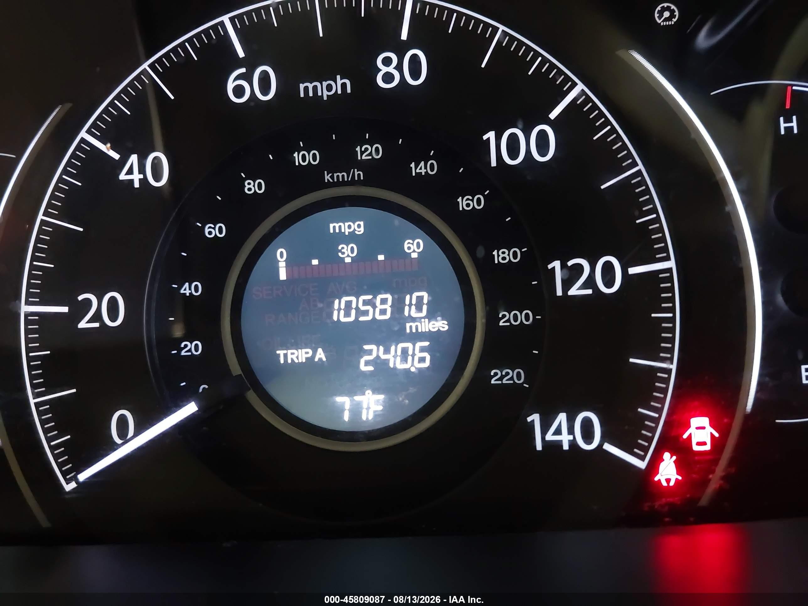 2014 Honda Cr-v Lx Blue vin: 2HKRM4H30EH613652