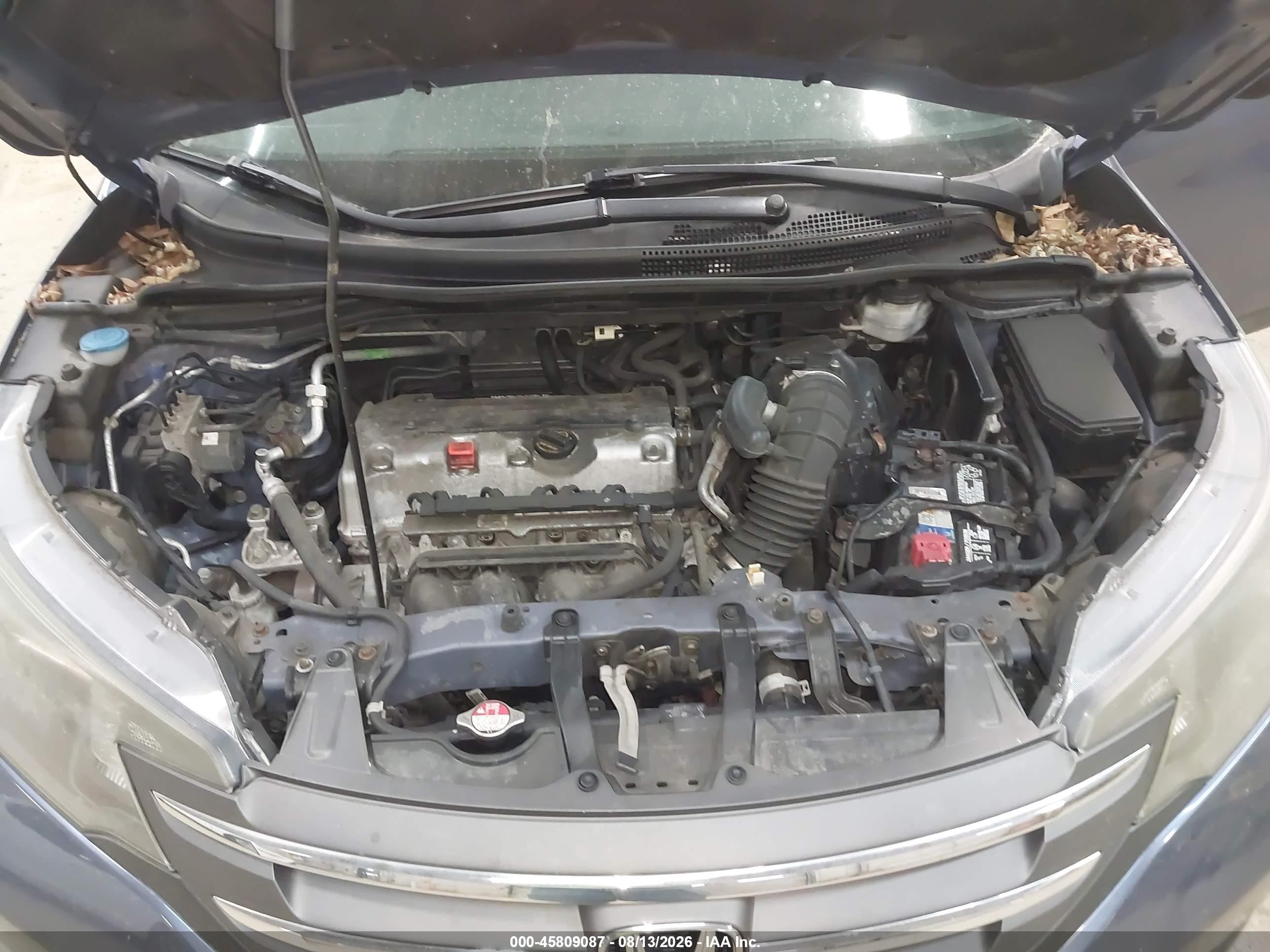 2014 Honda Cr-v Lx Blue vin: 2HKRM4H30EH613652