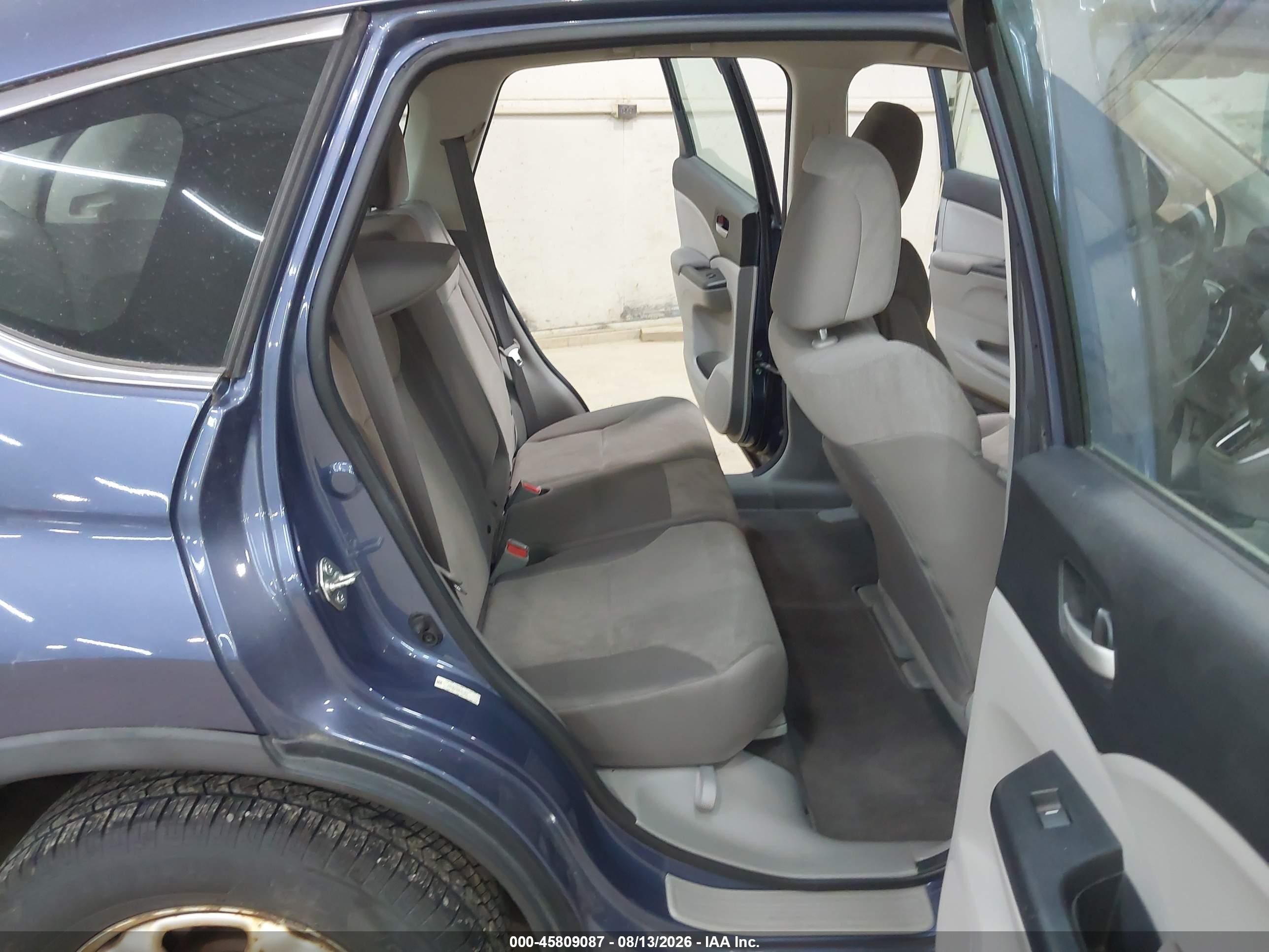 2014 Honda Cr-v Lx Blue vin: 2HKRM4H30EH613652