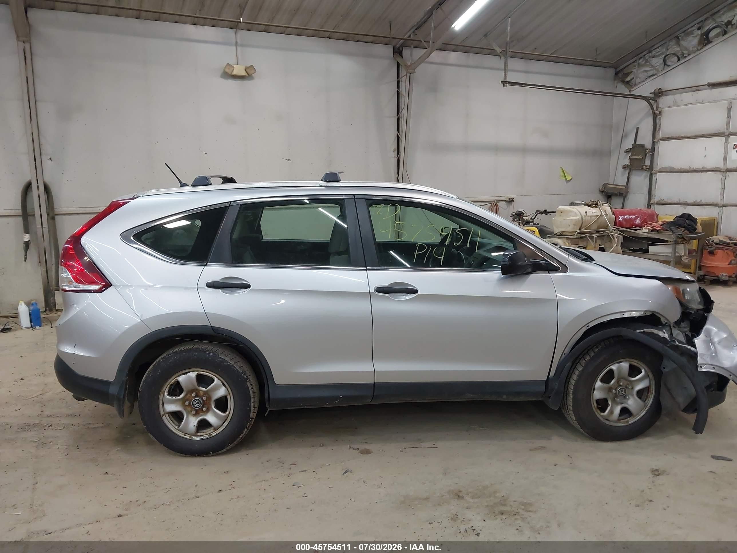 2014 Honda Cr-v Lx Серебряный vin: 2HKRM4H30EH634713
