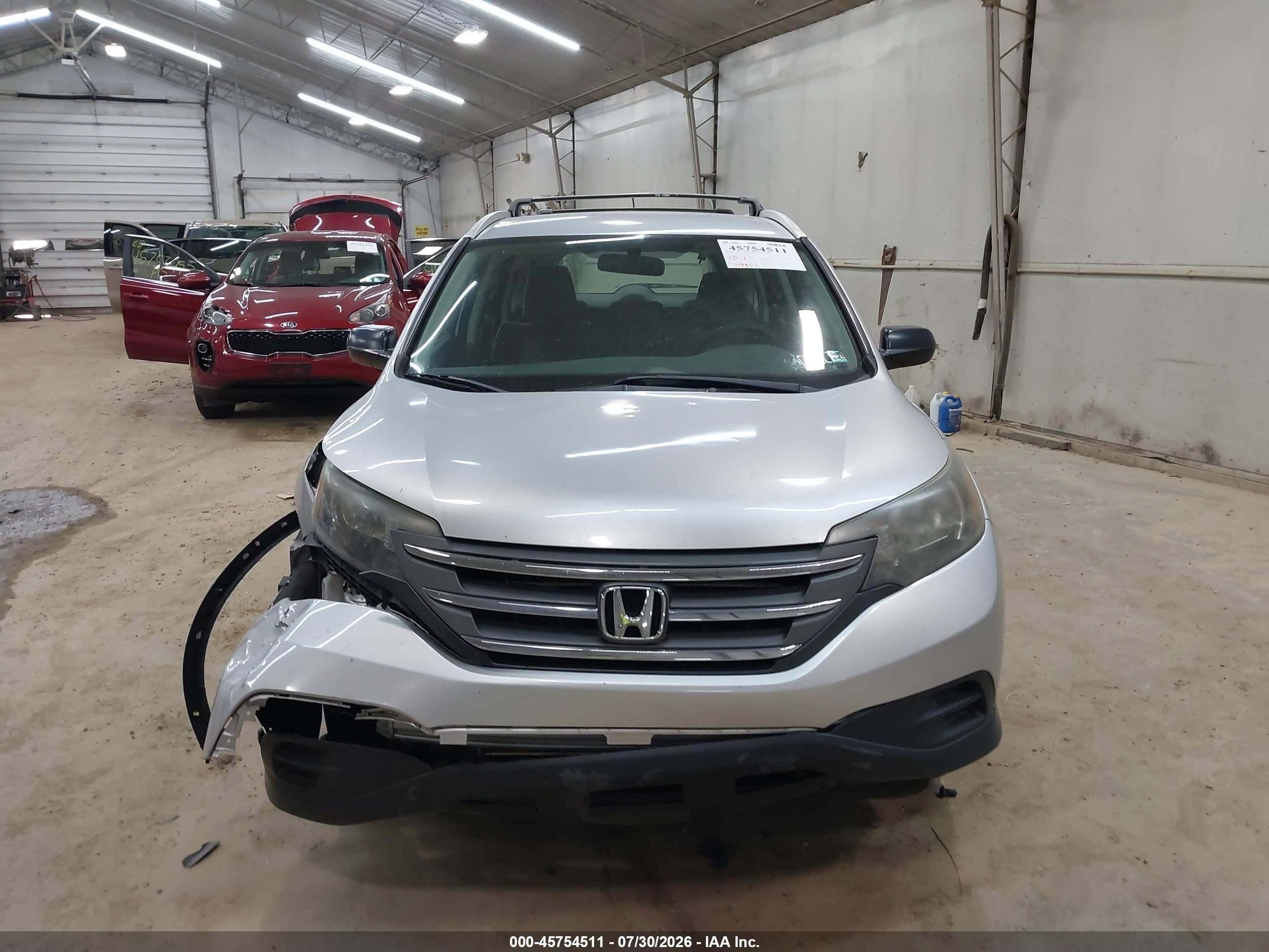 2014 Honda Cr-v Lx Серебряный vin: 2HKRM4H30EH634713