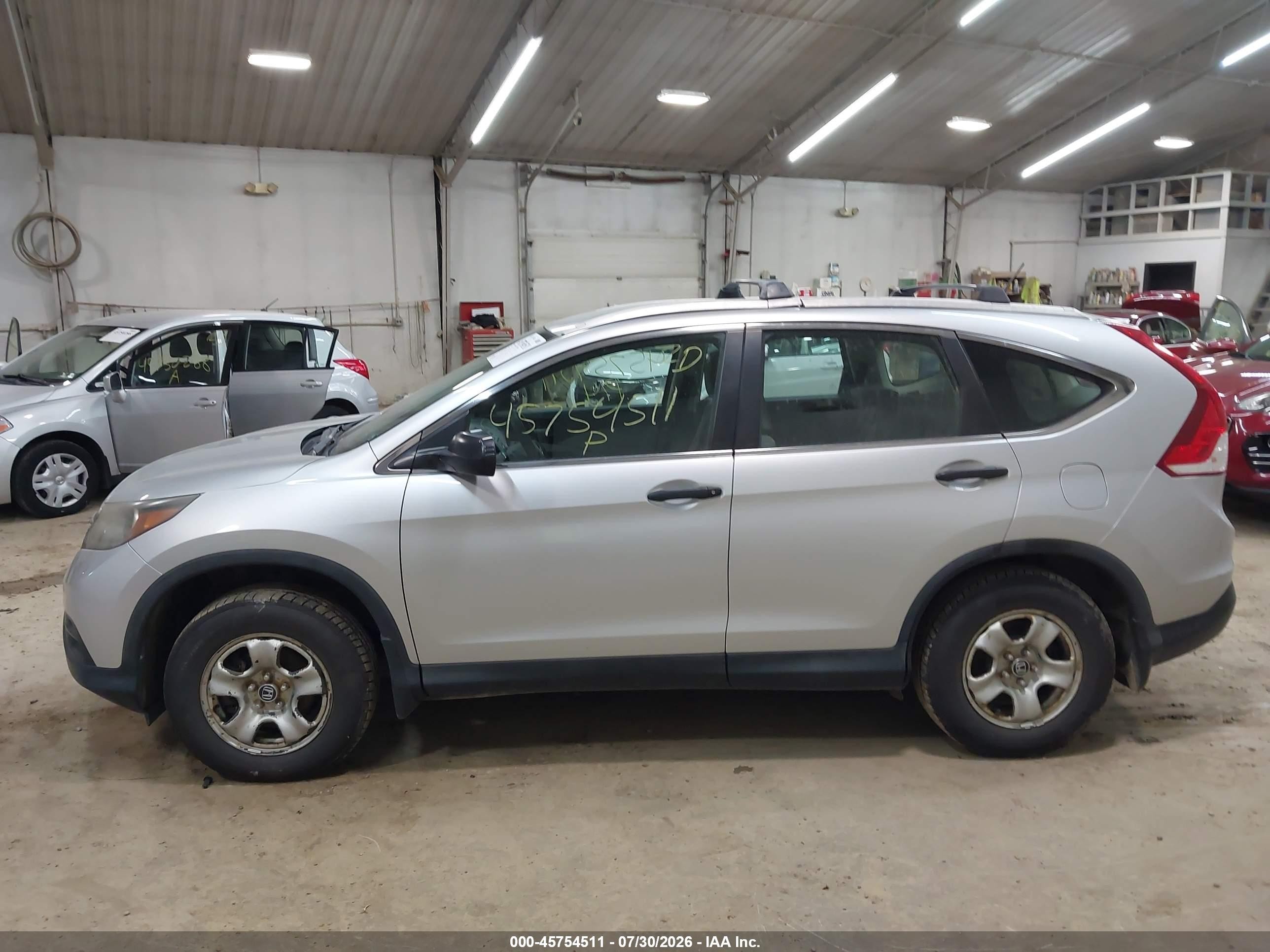 2014 Honda Cr-v Lx Серебряный vin: 2HKRM4H30EH634713
