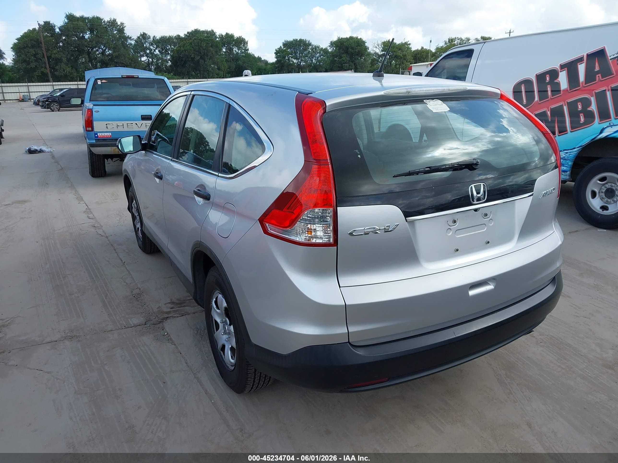 2014 Honda Cr-v Lx Silver vin: 2HKRM4H30EH651768