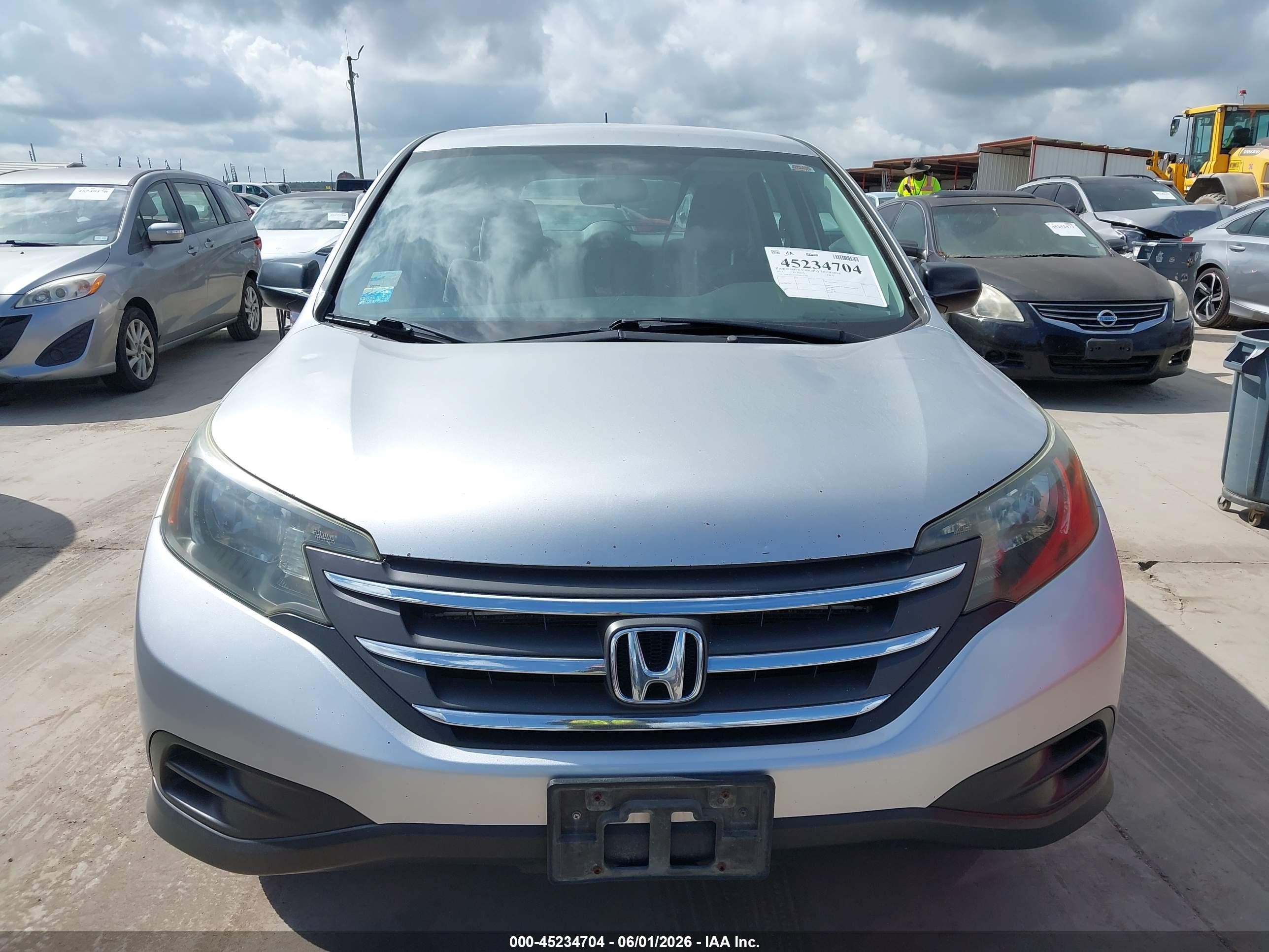 2014 Honda Cr-v Lx Silver vin: 2HKRM4H30EH651768
