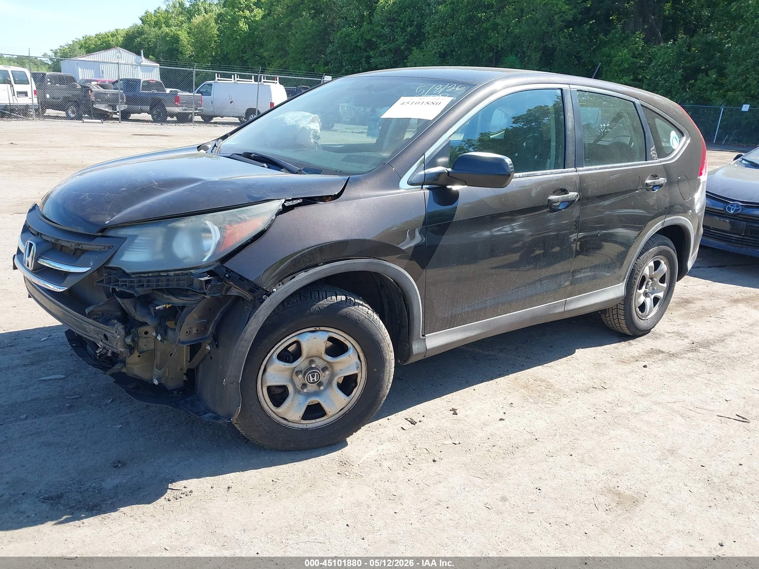 2014 Honda Cr-v Lx Black vin: 2HKRM4H30EH658347