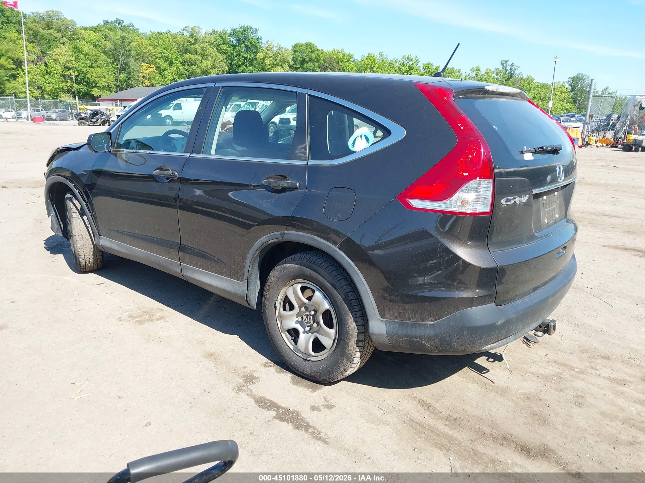 2014 Honda Cr-v Lx Black vin: 2HKRM4H30EH658347