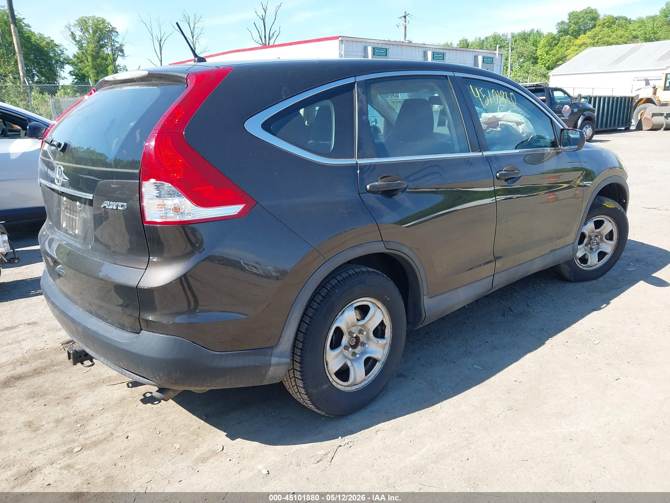 2014 Honda Cr-v Lx Black vin: 2HKRM4H30EH658347