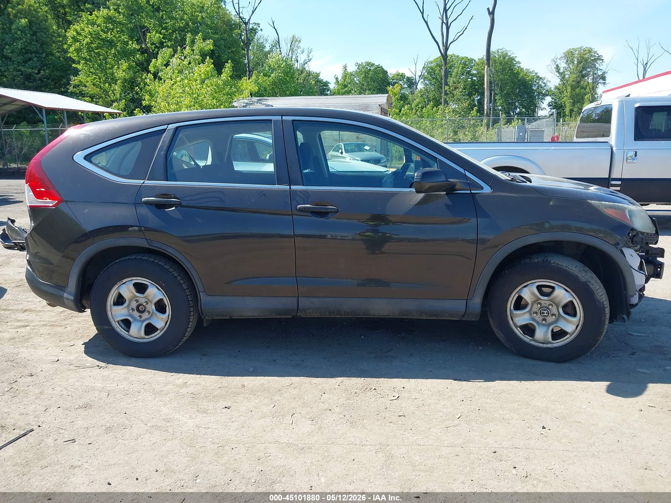 2014 Honda Cr-v Lx Black vin: 2HKRM4H30EH658347