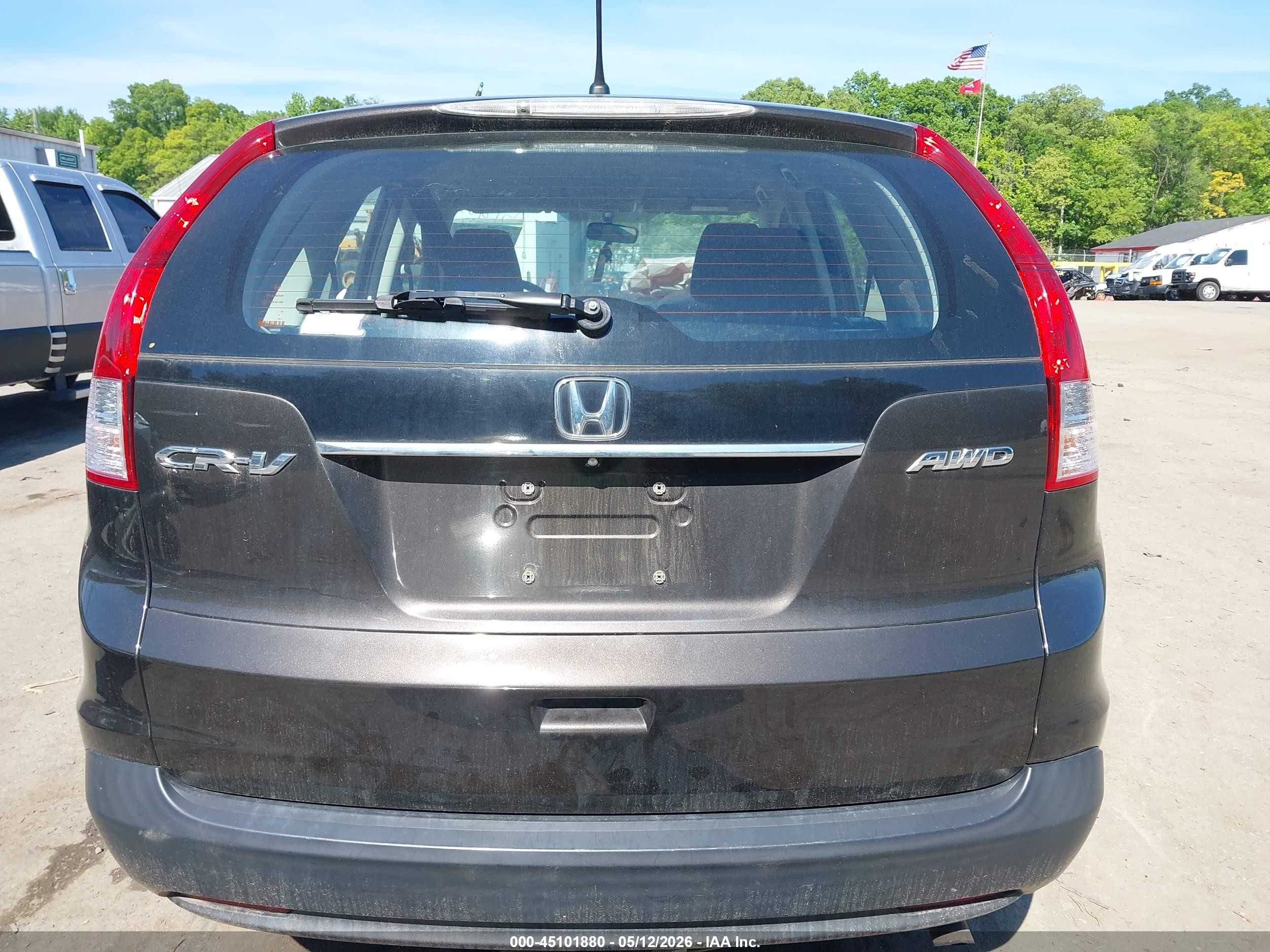 2014 Honda Cr-v Lx Black vin: 2HKRM4H30EH658347