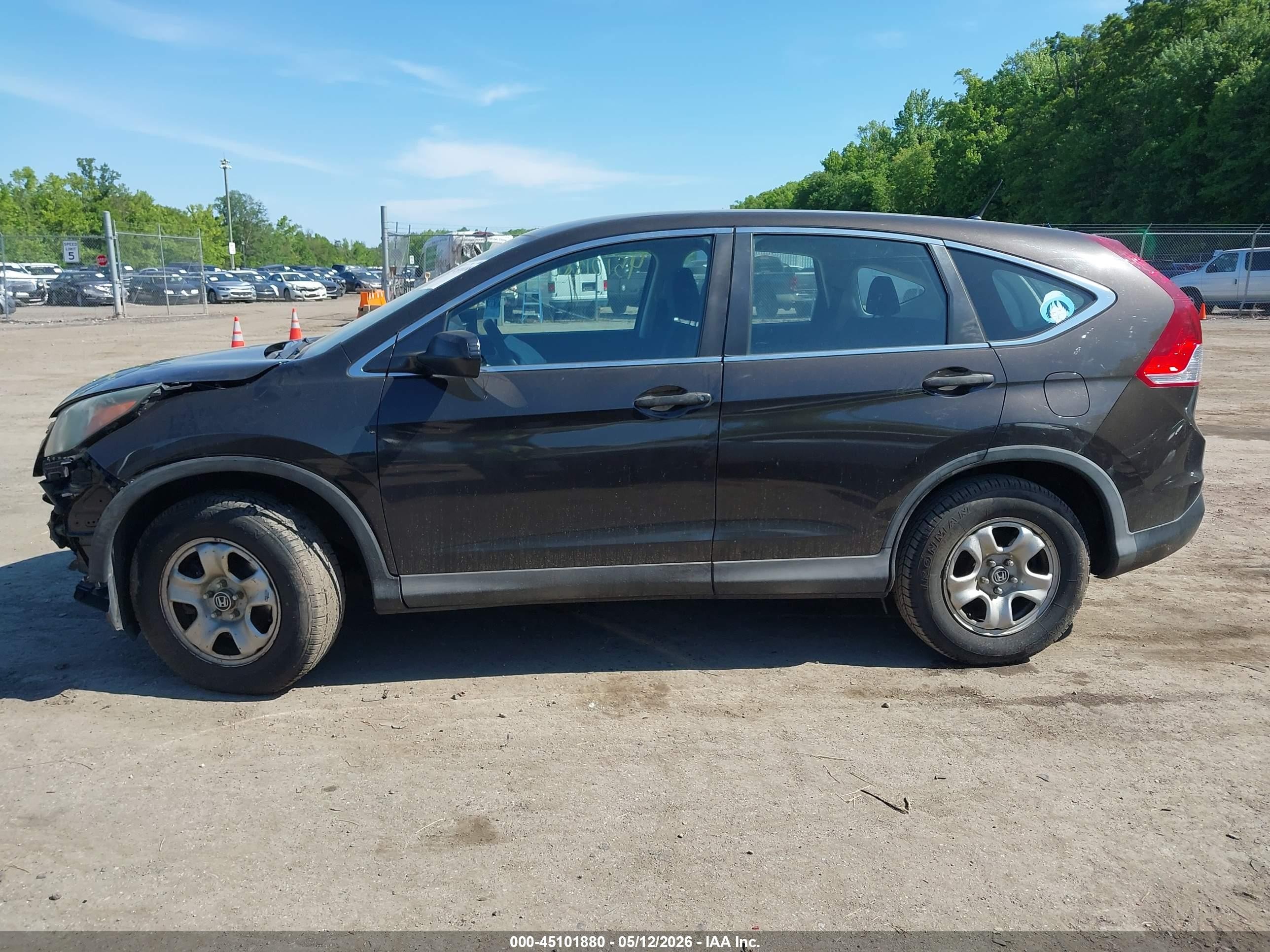 2014 Honda Cr-v Lx Black vin: 2HKRM4H30EH658347
