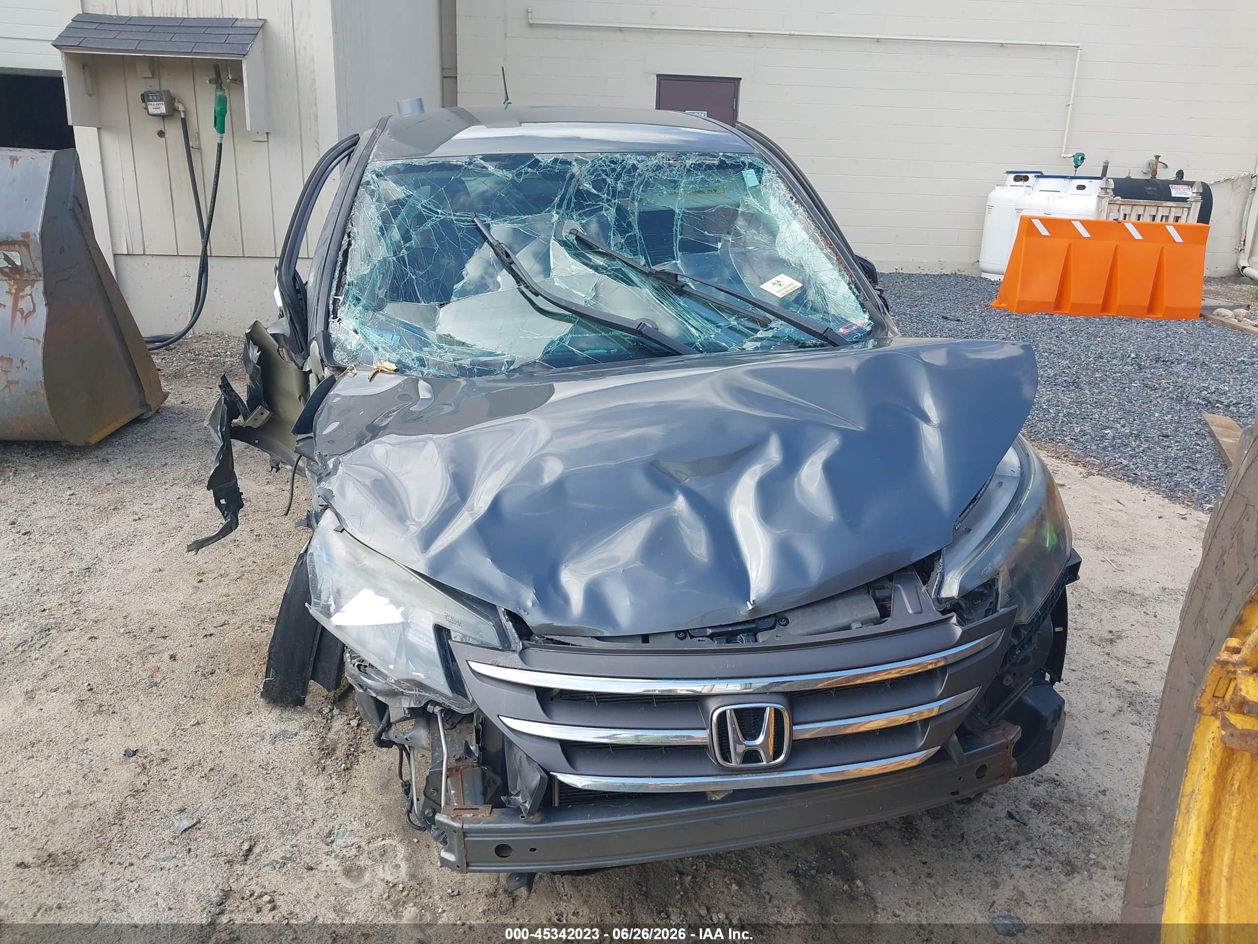 2014 Honda Cr-v Lx Gray vin: 2HKRM4H30EH671633