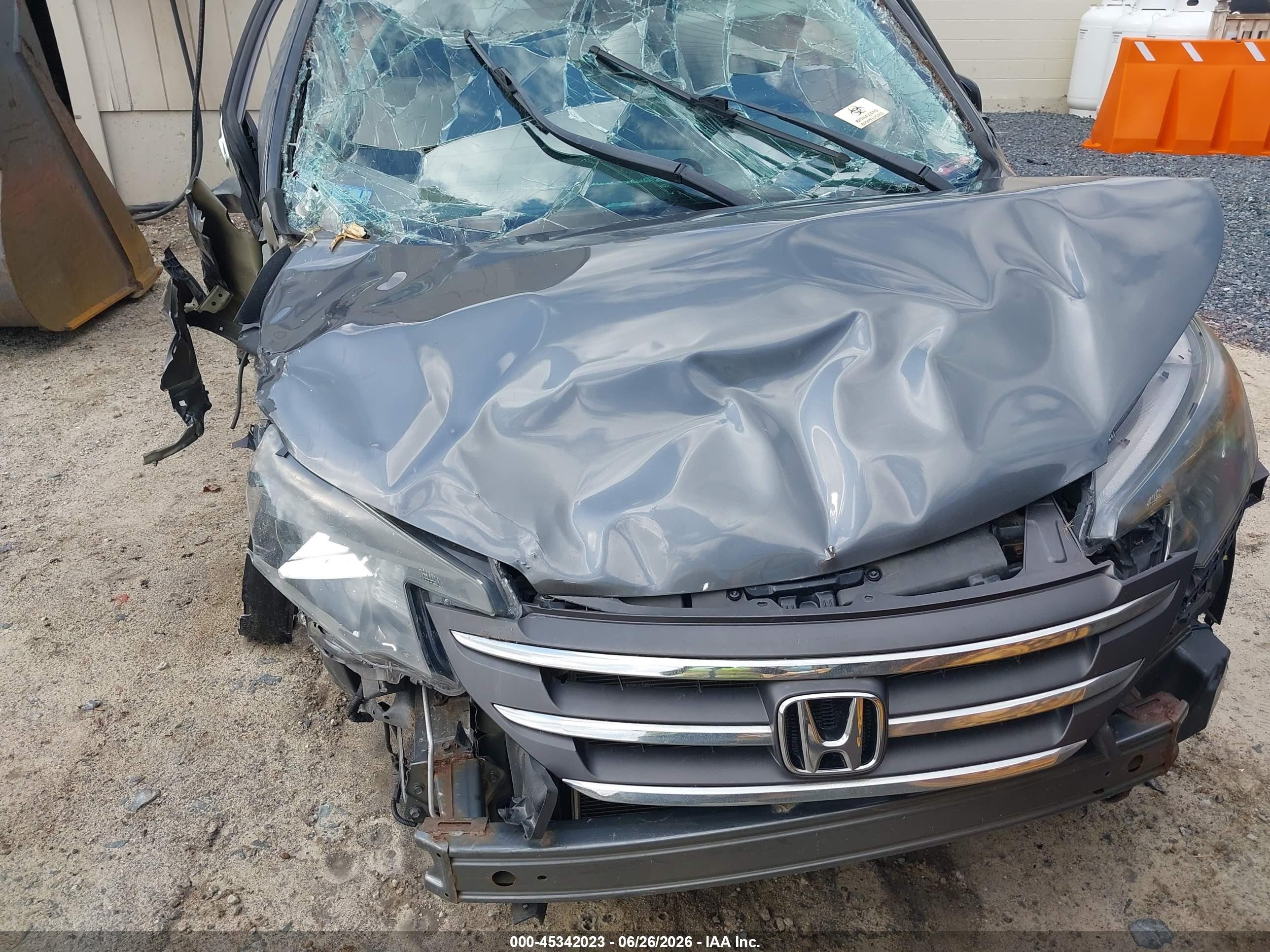 2014 Honda Cr-v Lx Gray vin: 2HKRM4H30EH671633