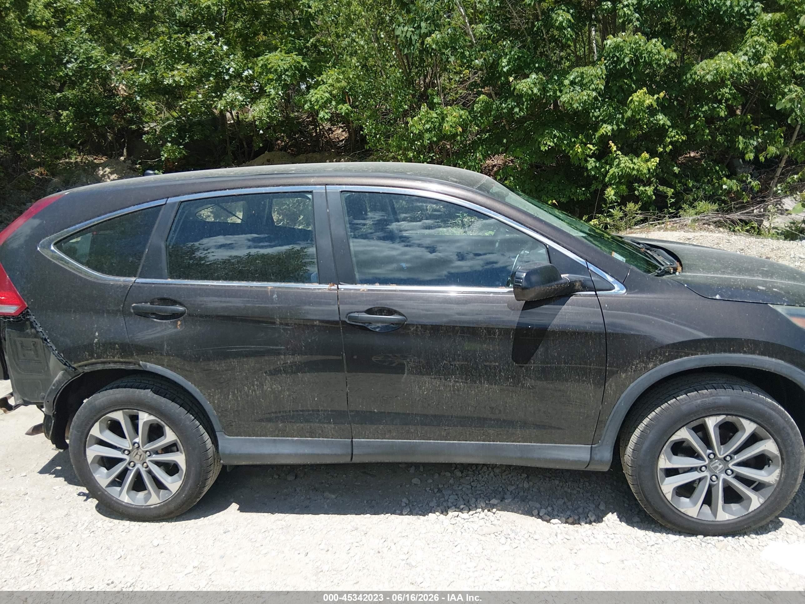 2014 Honda Cr-v Lx Gray vin: 2HKRM4H30EH671633