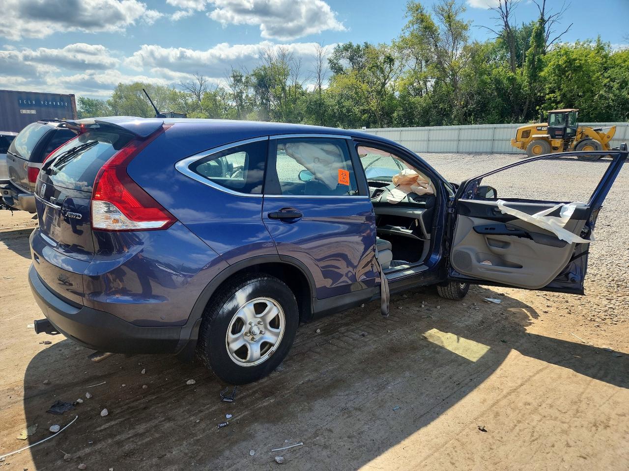 2014 Honda Cr-v Lx Синий vin: 2HKRM4H30EH684835