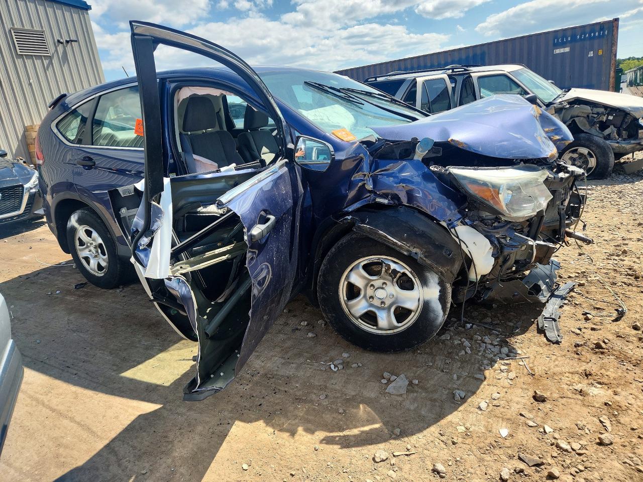 2014 Honda Cr-v Lx Синий vin: 2HKRM4H30EH684835