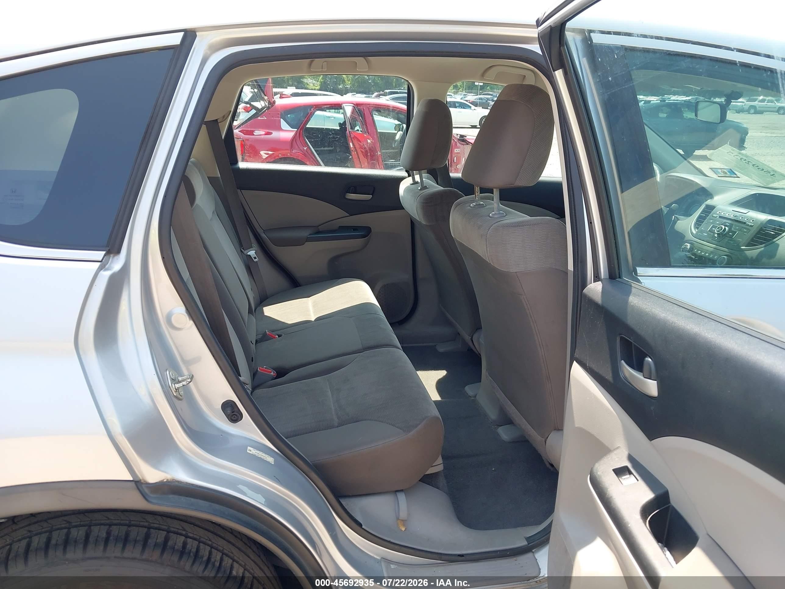 2014 Honda Cr-v Lx Silver vin: 2HKRM4H30EH685015
