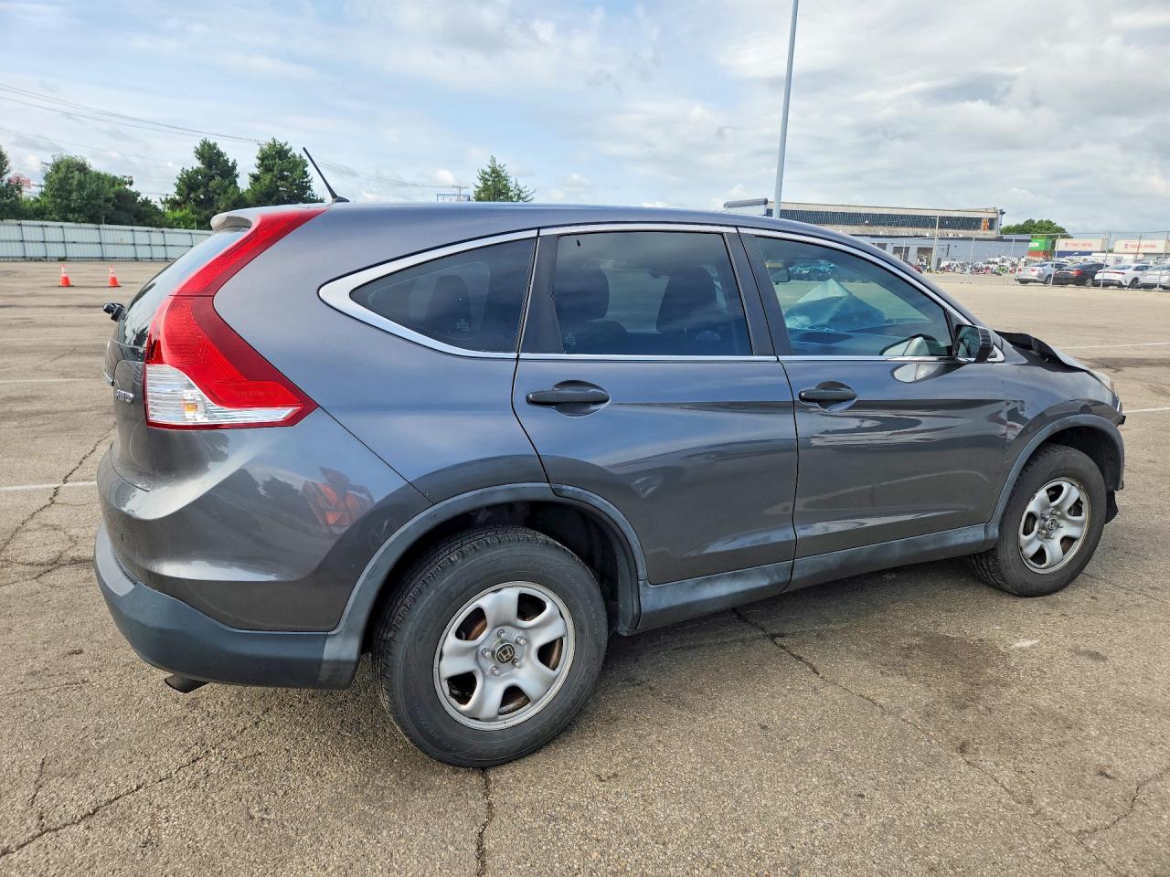 2014 Honda Cr-v Lx Gray vin: 2HKRM4H30EH694796