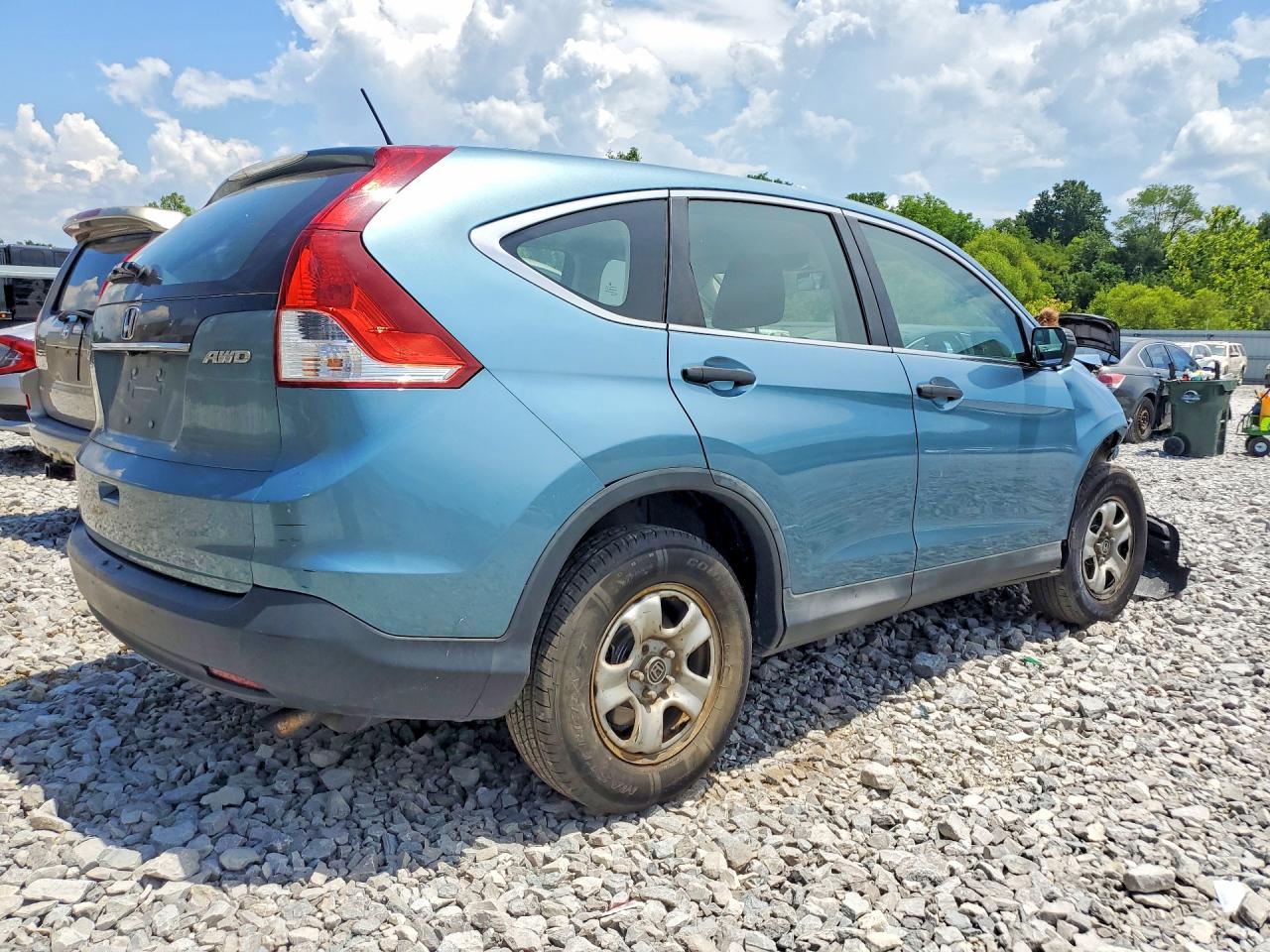 2014 Honda Cr-v Lx Turquoise vin: 2HKRM4H30EH723570