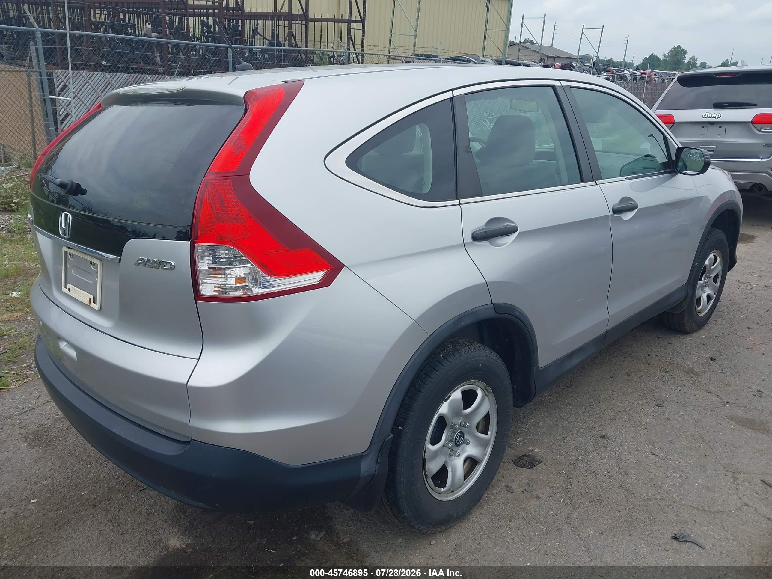 2014 Honda Cr-v Lx Серебряный vin: 2HKRM4H30EH726498