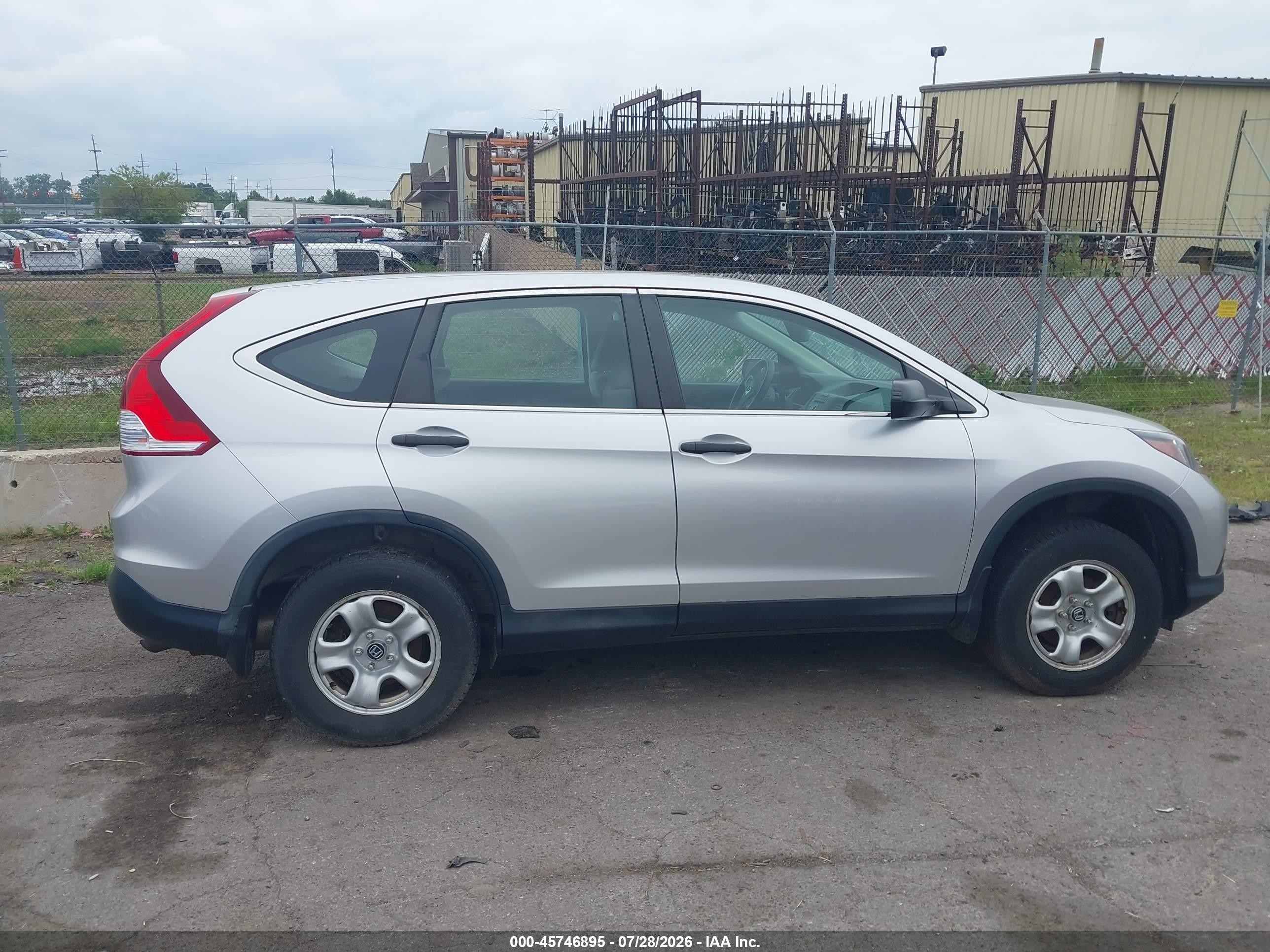 2014 Honda Cr-v Lx Серебряный vin: 2HKRM4H30EH726498