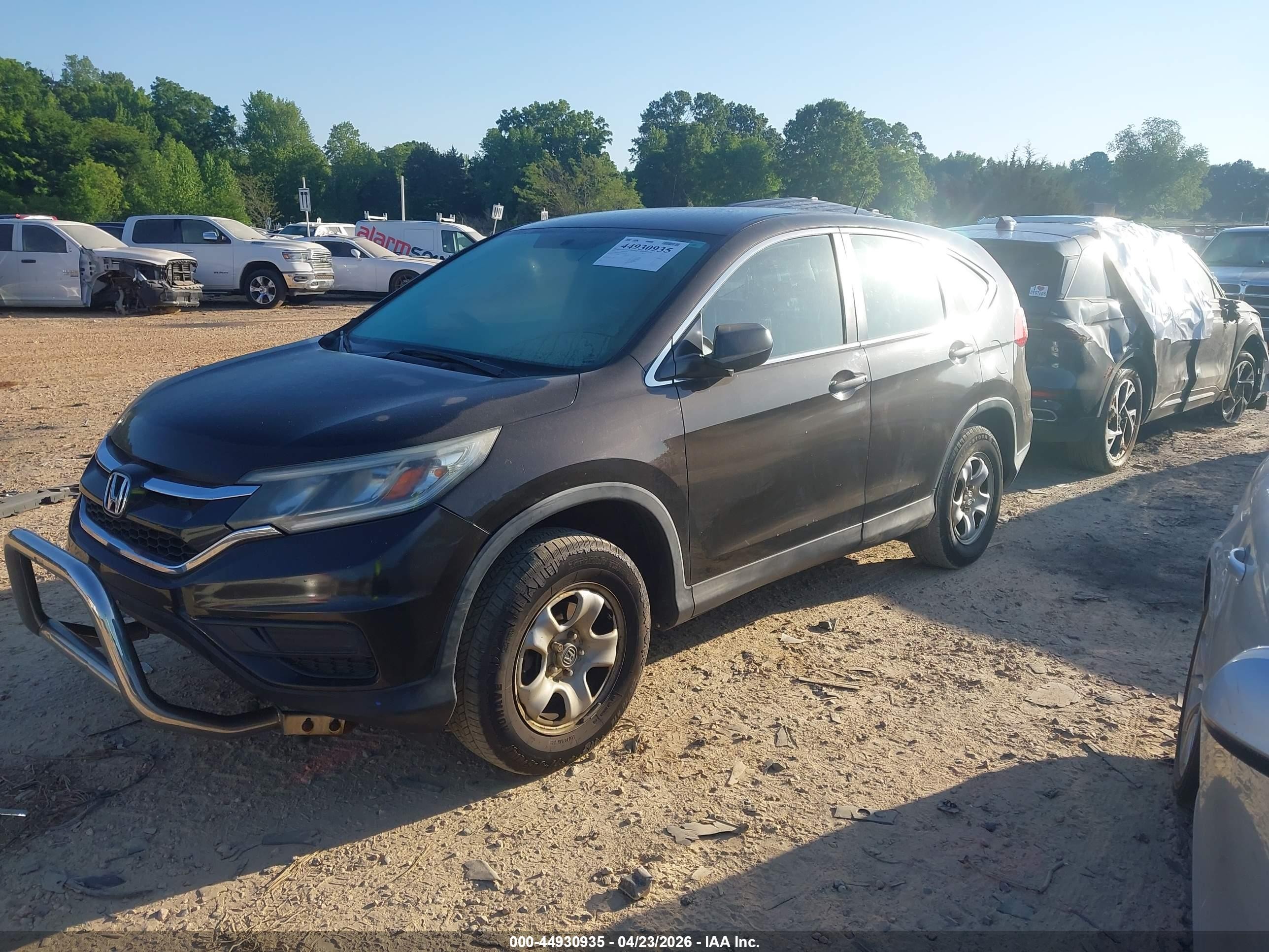 2015 Honda Cr-v Lx Black vin: 2HKRM4H30FH627536