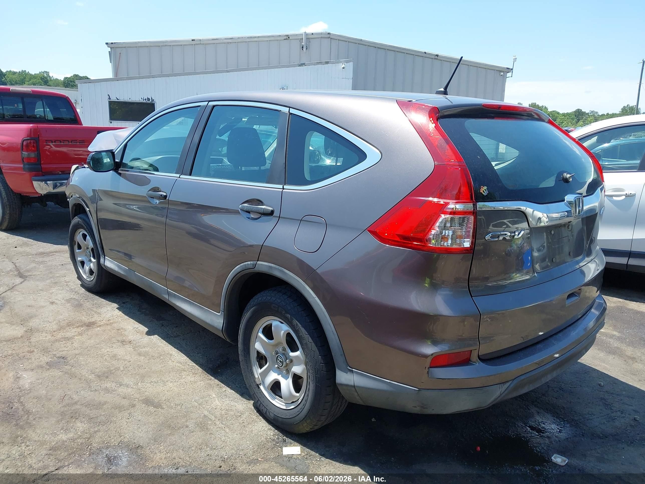 2015 Honda Cr-v Lx Желто-коричневый vin: 2HKRM4H30FH685002