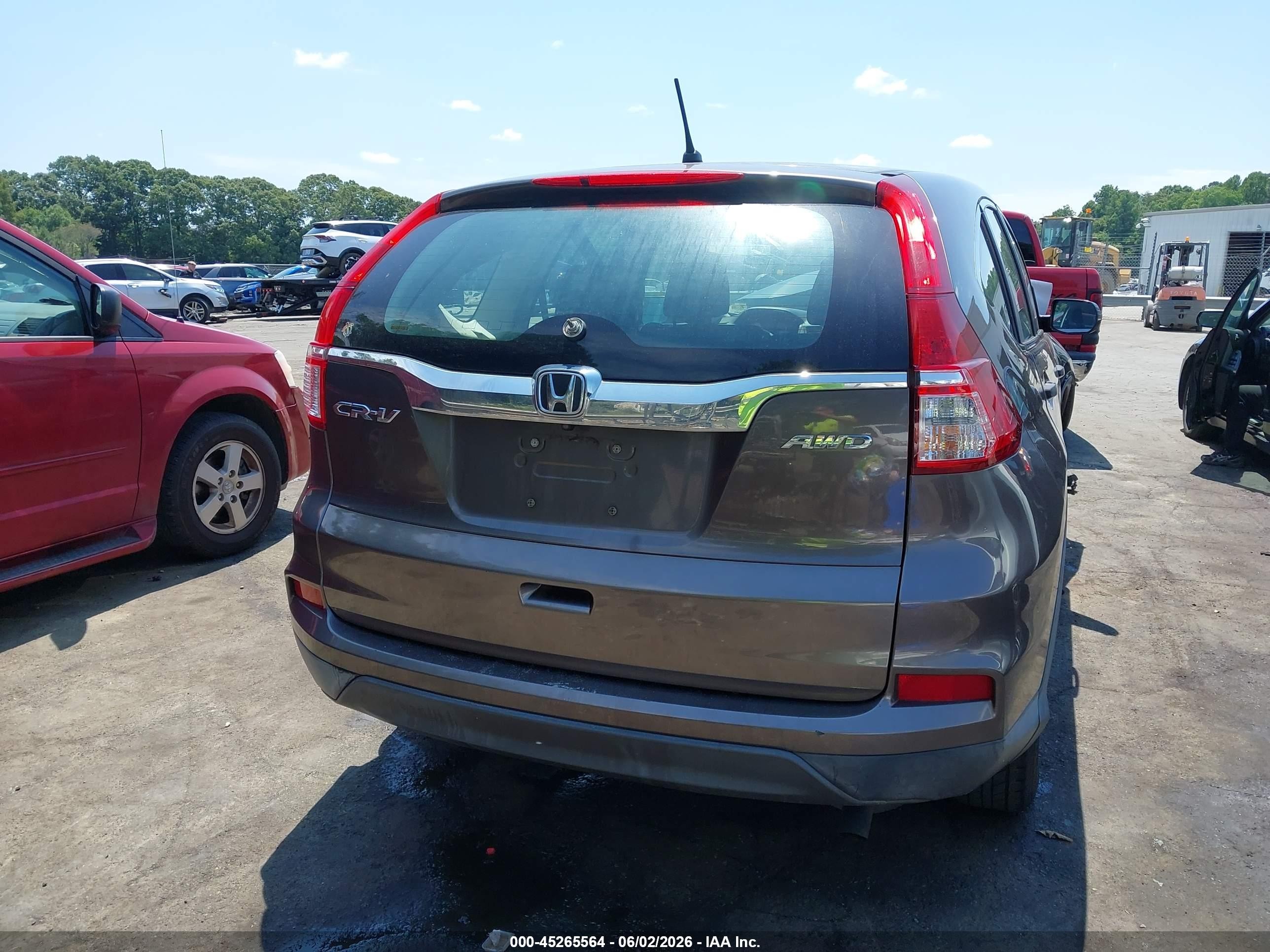 2015 Honda Cr-v Lx Желто-коричневый vin: 2HKRM4H30FH685002