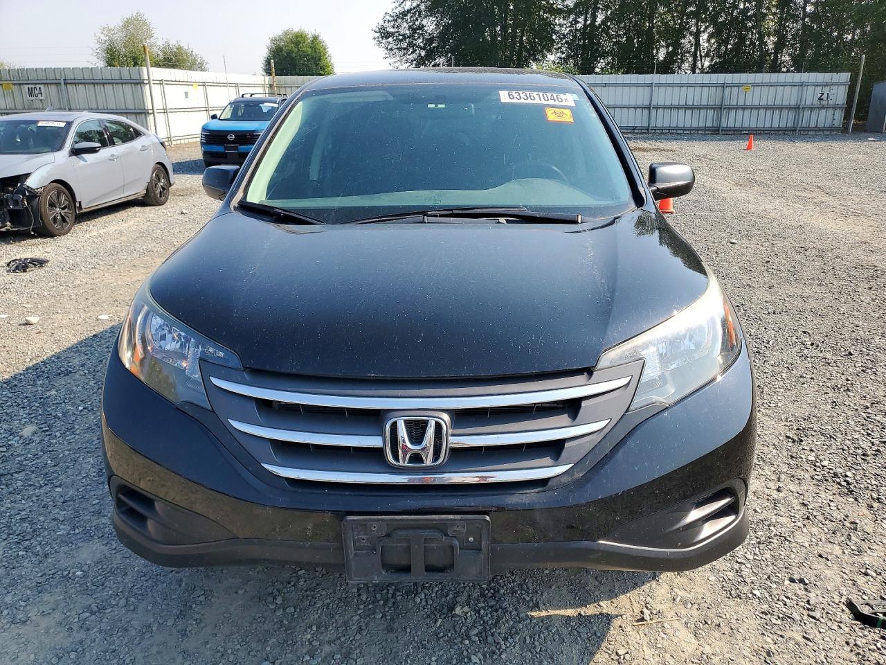2012 Honda Cr-v Lx Black vin: 2HKRM4H31CH605380